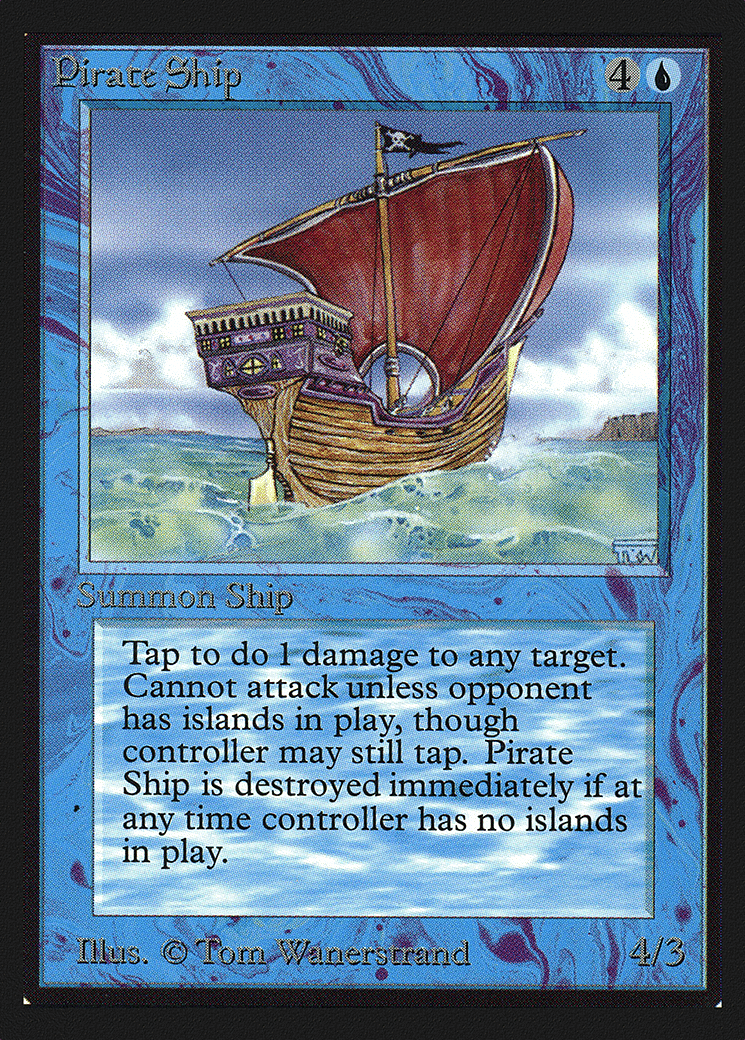Navire pirate — Intl. Collectors' Edition — Magic: The Gathering