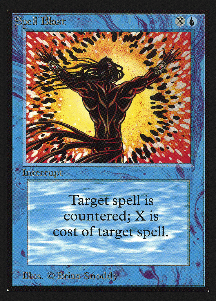 Spell Blast — Intl. Collectors' Edition — Magic: The Gathering