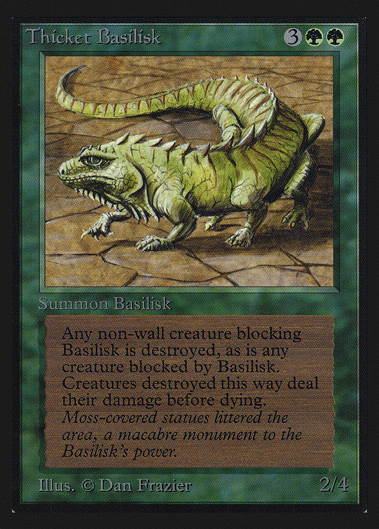 Basilic des halliers from Intl. Collectors' Edition - Magic: The Gathering
