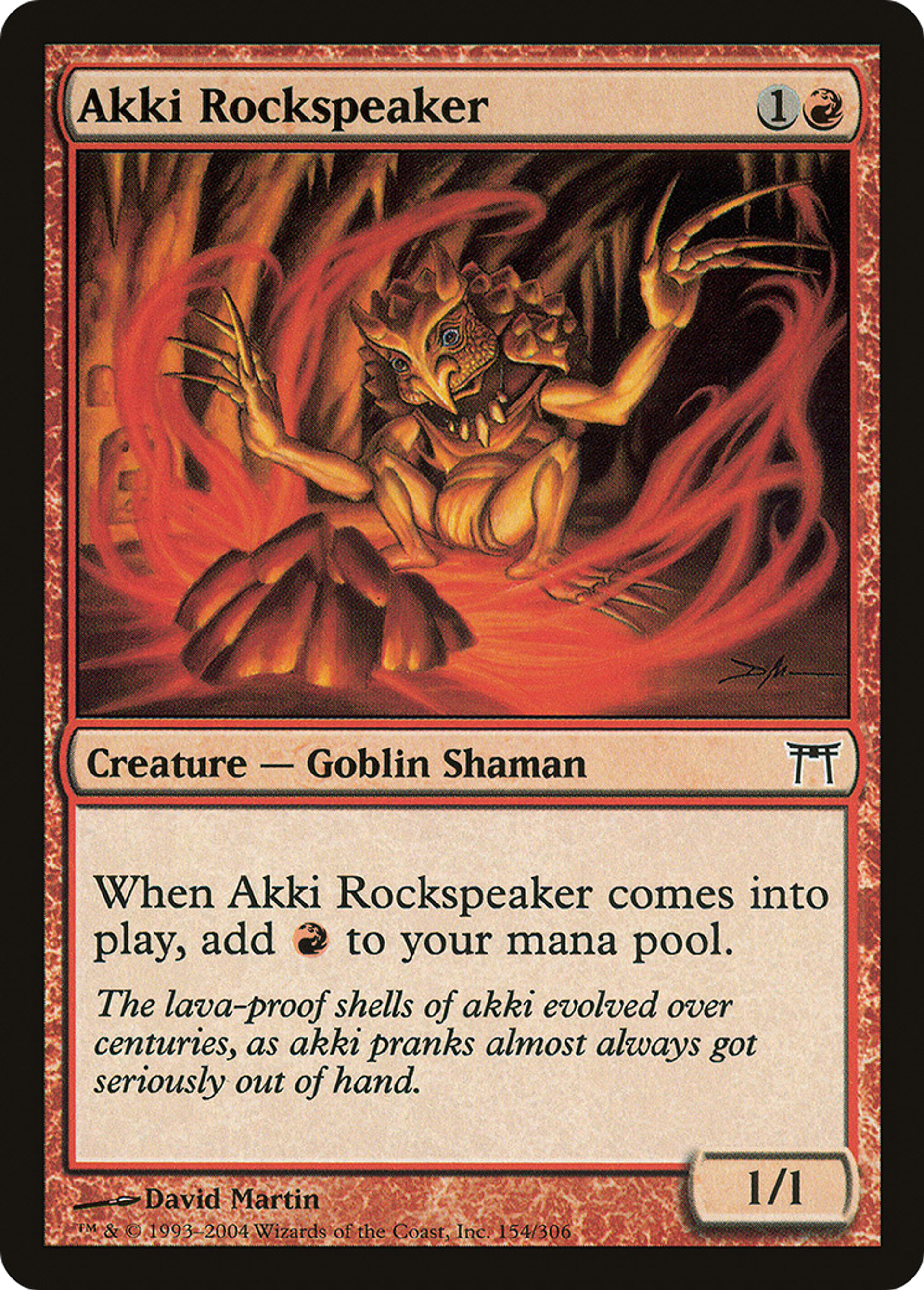 Akki languepierre — Champions of Kamigawa — Magic: The Gathering
