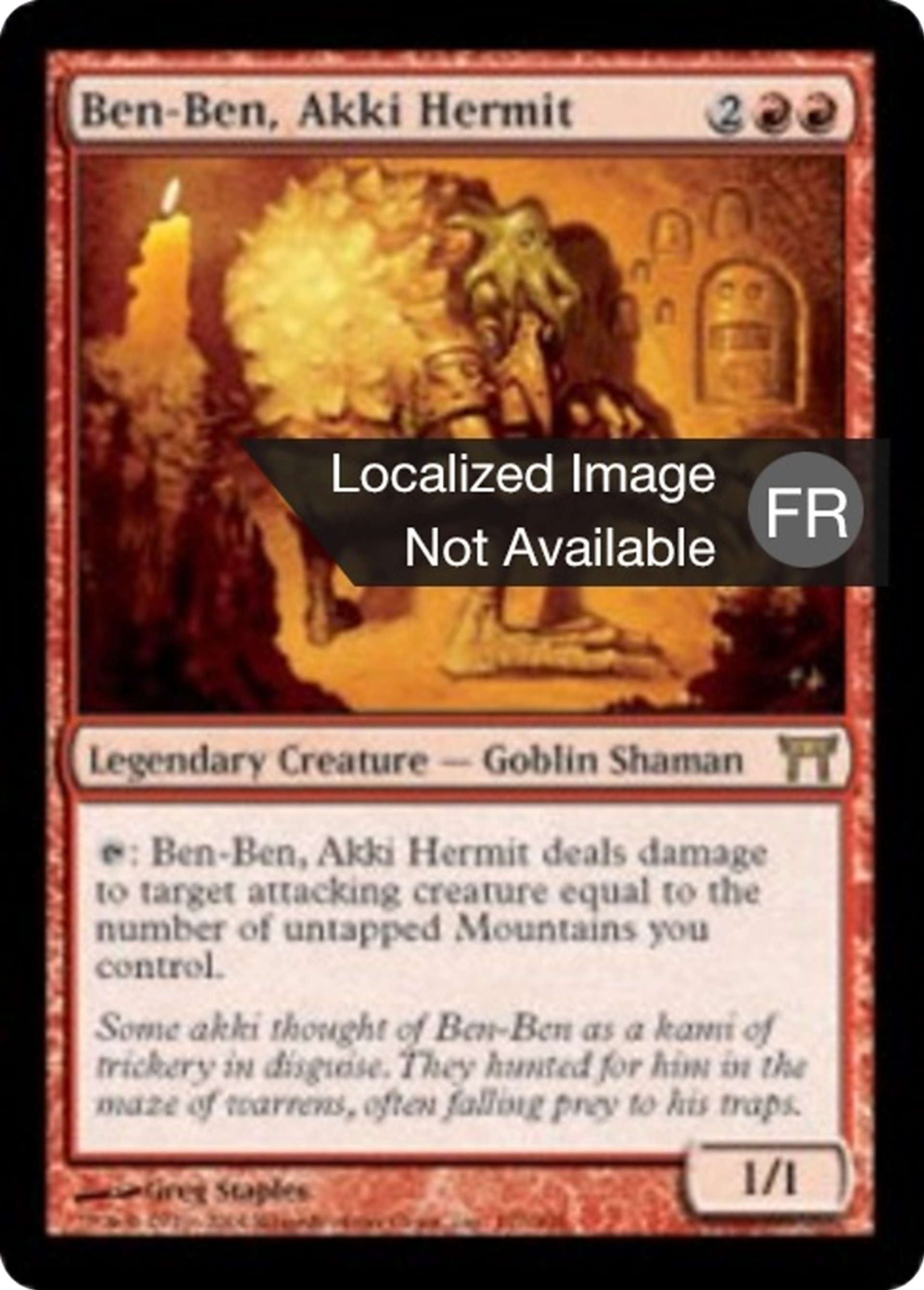 Ben-Ben, ermite akki — Champions of Kamigawa — Magic: The Gathering