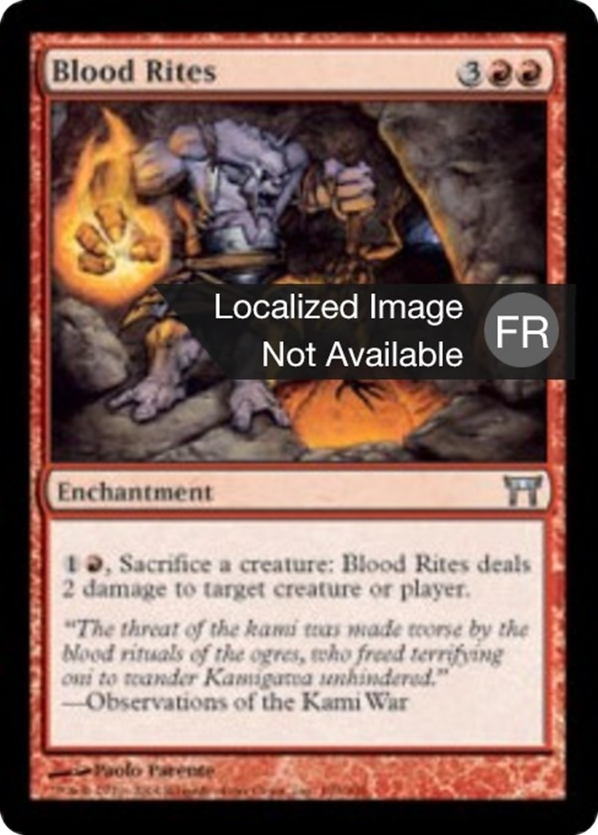 Sacres du sang — Champions of Kamigawa — Magic: The Gathering