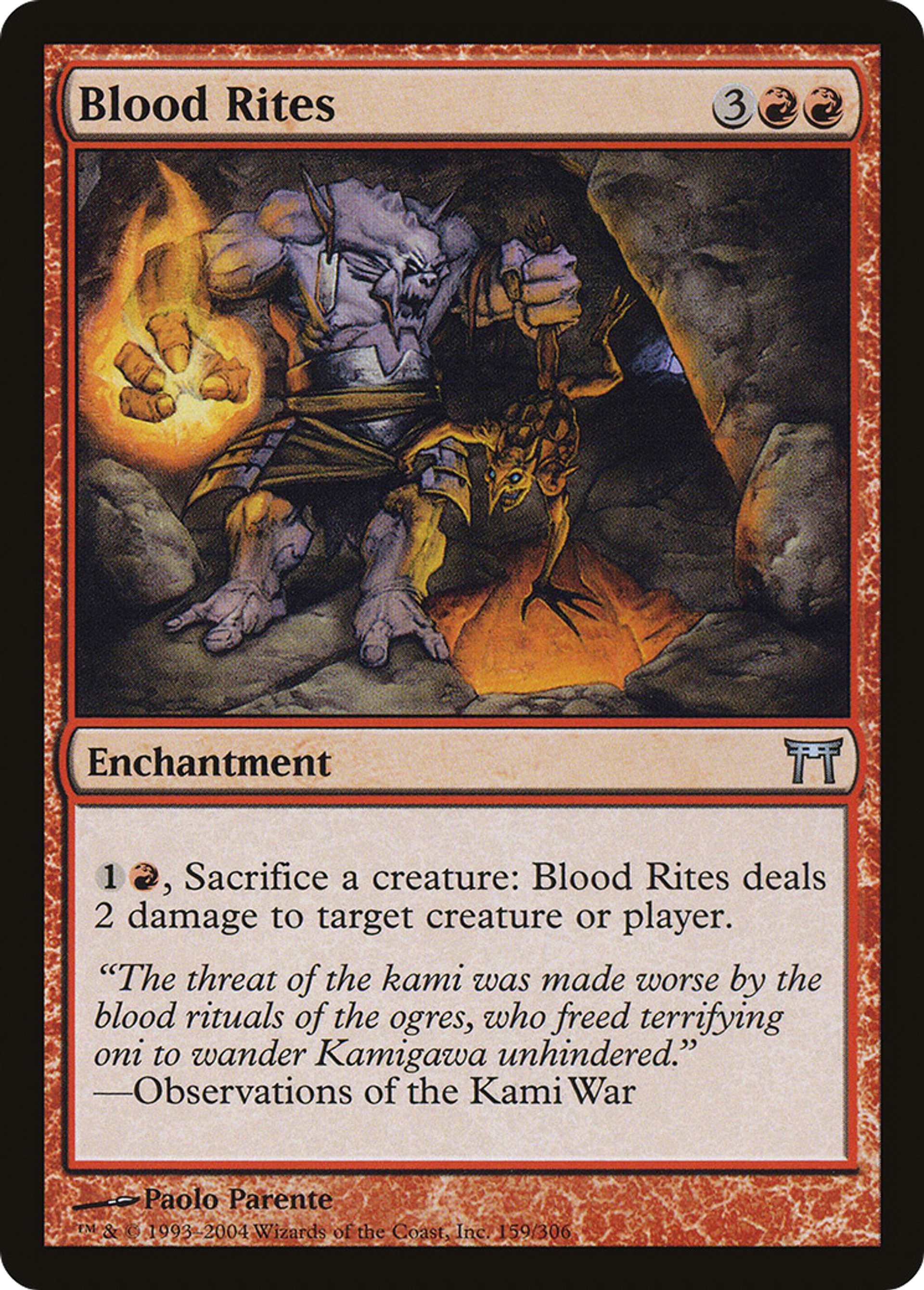 Sacres du sang — Champions of Kamigawa — Magic: The Gathering