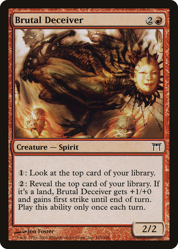 Brutal Deceiver — Champions of Kamigawa — Magic: The Gathering