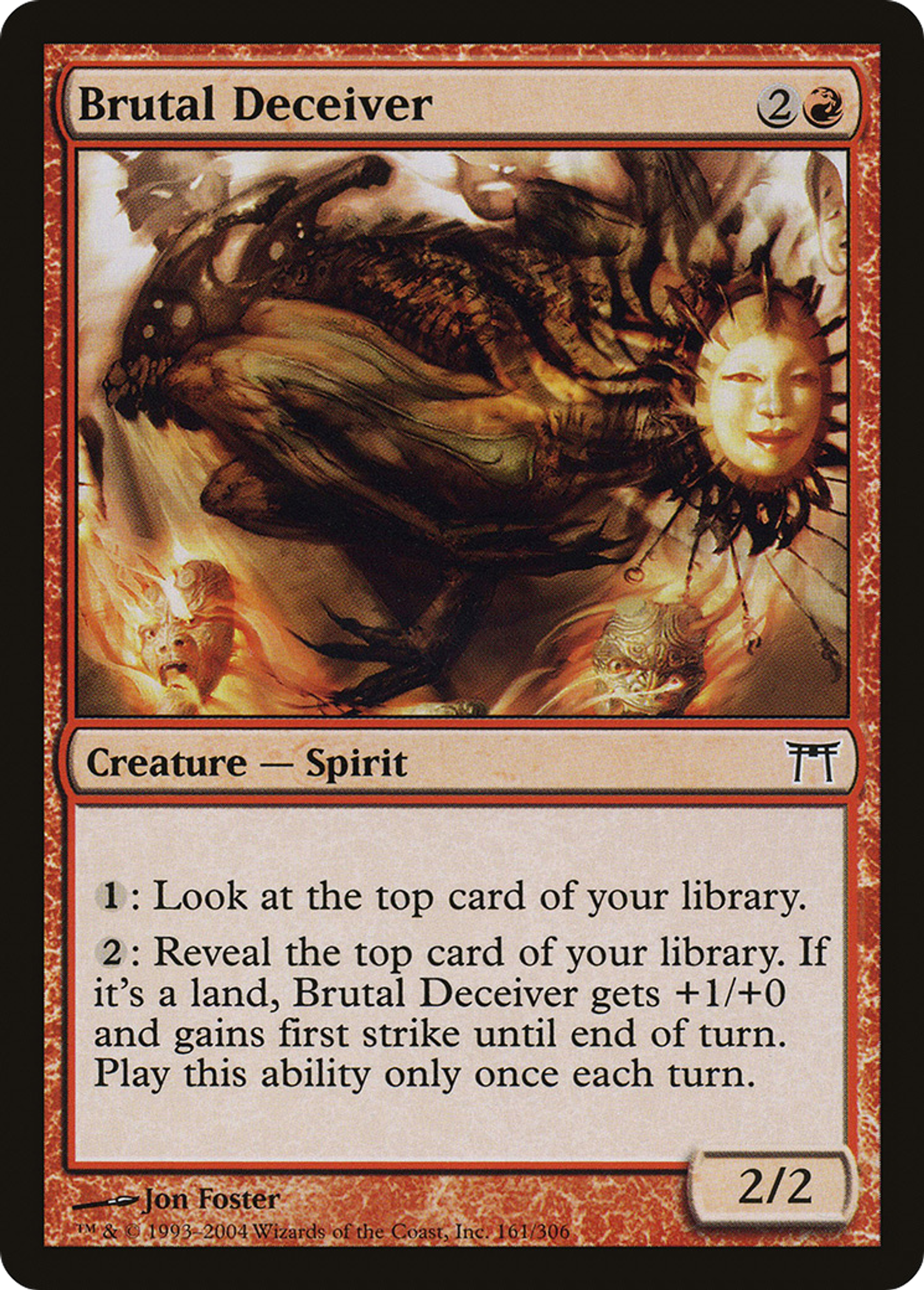 Fourbe brutal — Champions of Kamigawa — Magic: The Gathering