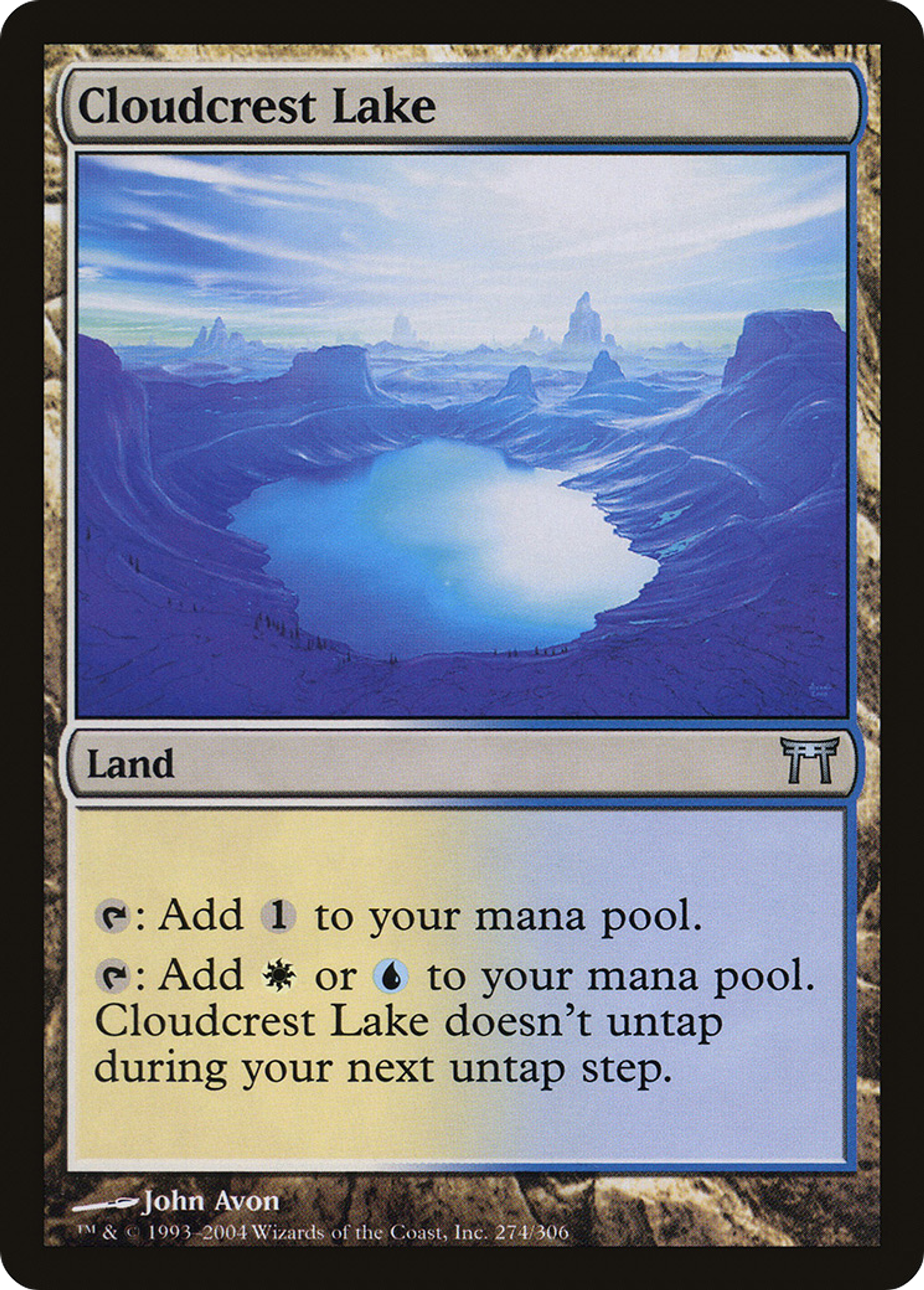 Lac de Crêtenuage — Champions of Kamigawa — Magic: The Gathering