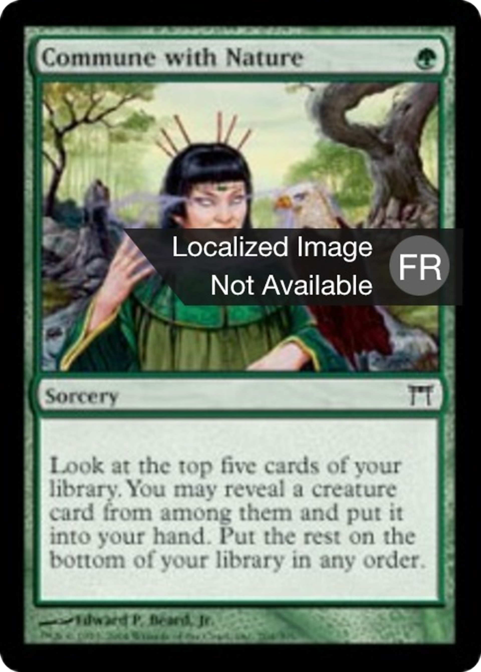 Communion avec la nature — Champions of Kamigawa — Magic: The Gathering