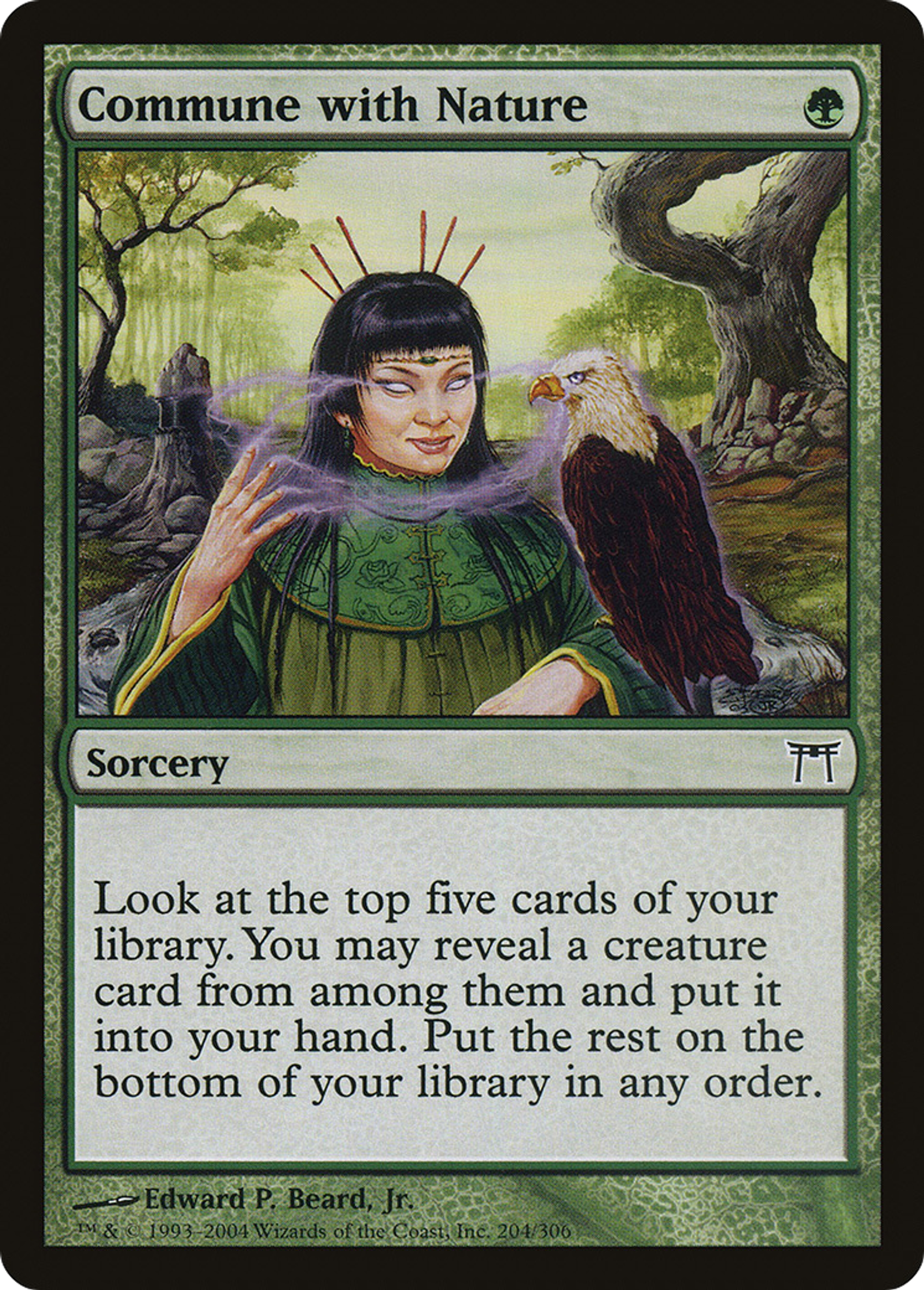Communion avec la nature — Champions of Kamigawa — Magic: The Gathering