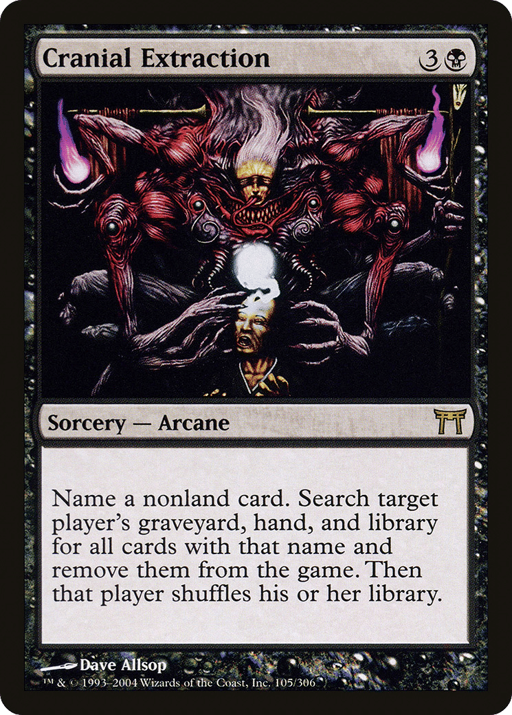 Cranial Extraction — Champions of Kamigawa — Magic: The Gathering