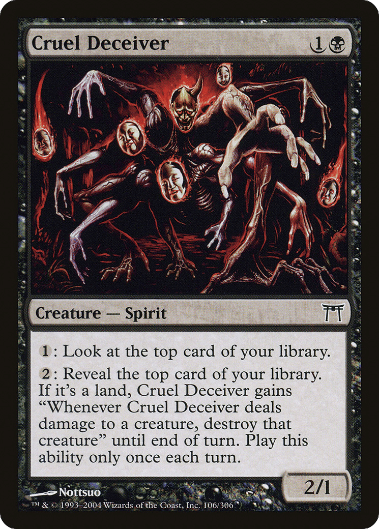 Cruel Deceiver — Champions of Kamigawa — Magic: The Gathering
