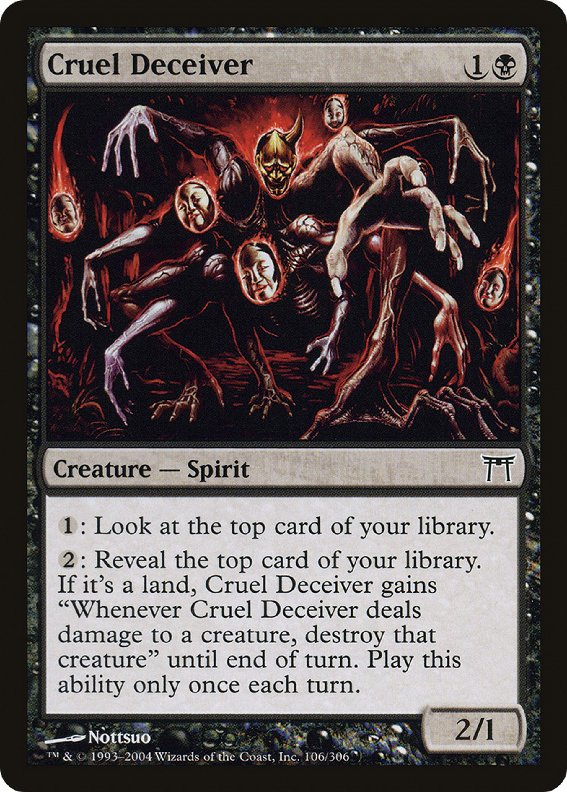 Fourbe cruel — Champions of Kamigawa — Magic: The Gathering