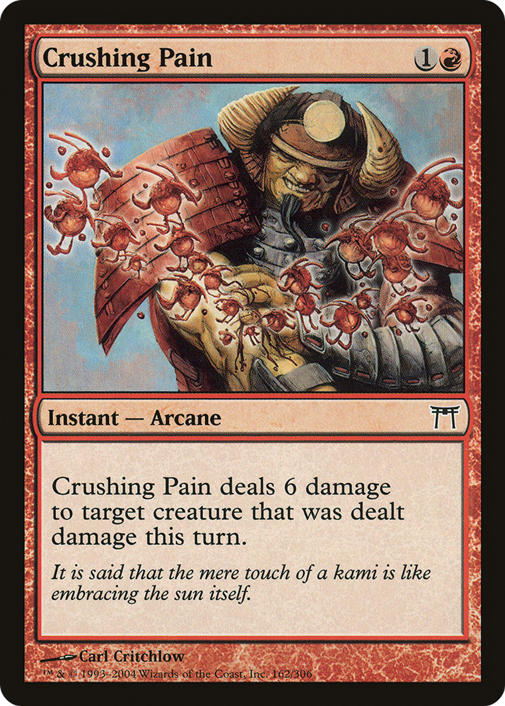 Douleur écrasante — Champions of Kamigawa — Magic: The Gathering