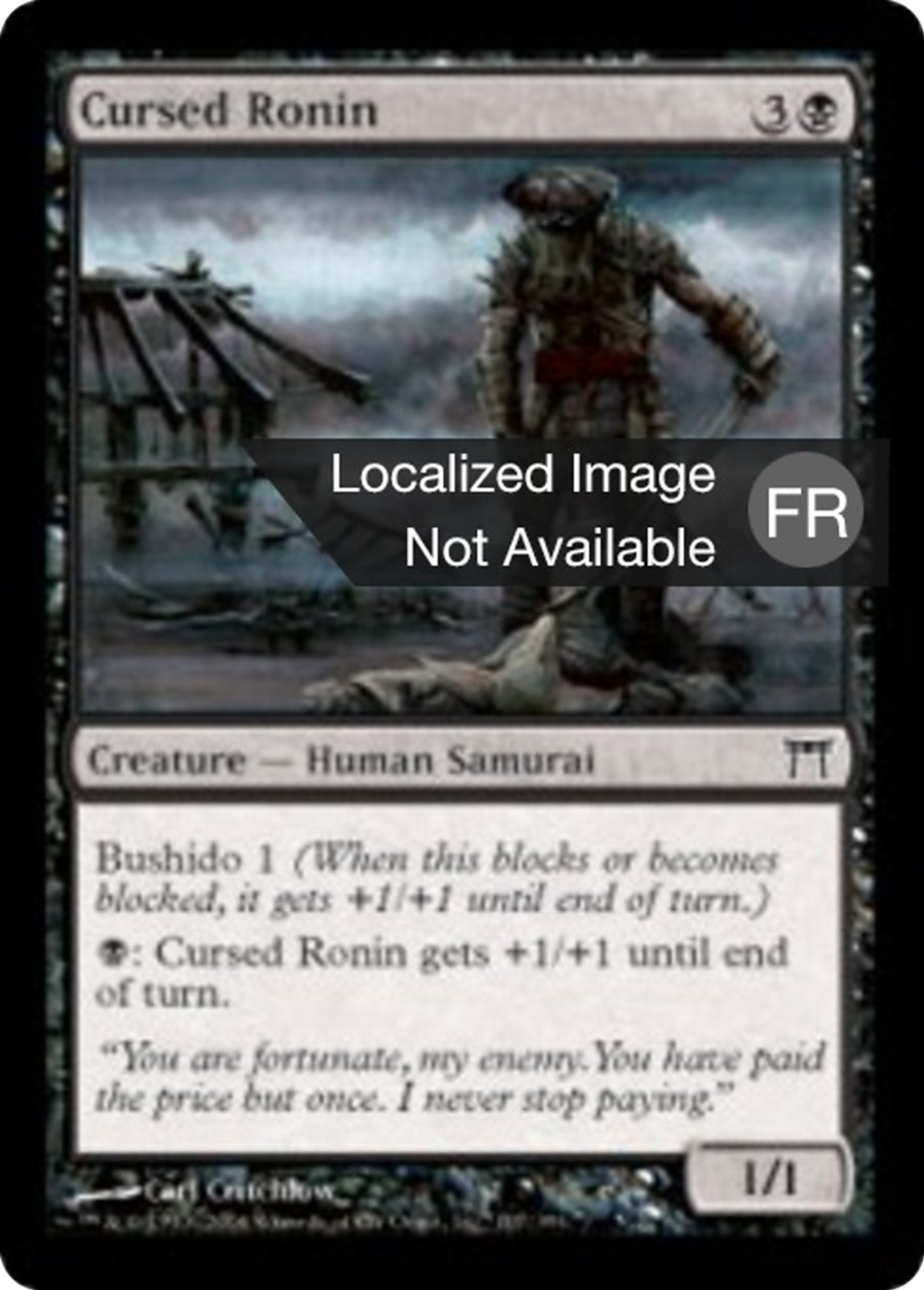 Ronin maudit — Champions of Kamigawa — Magic: The Gathering
