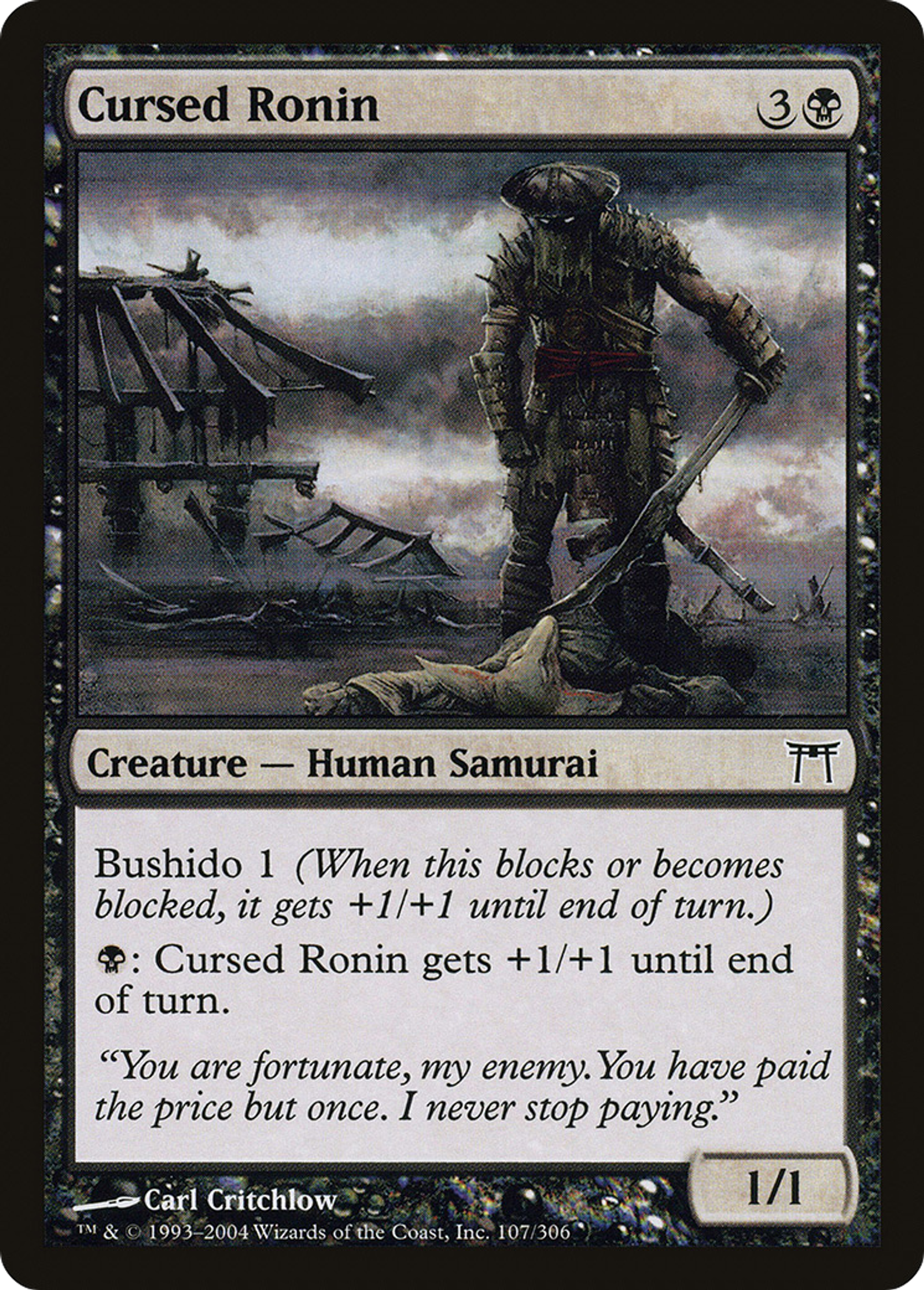 Ronin maudit — Champions of Kamigawa — Magic: The Gathering