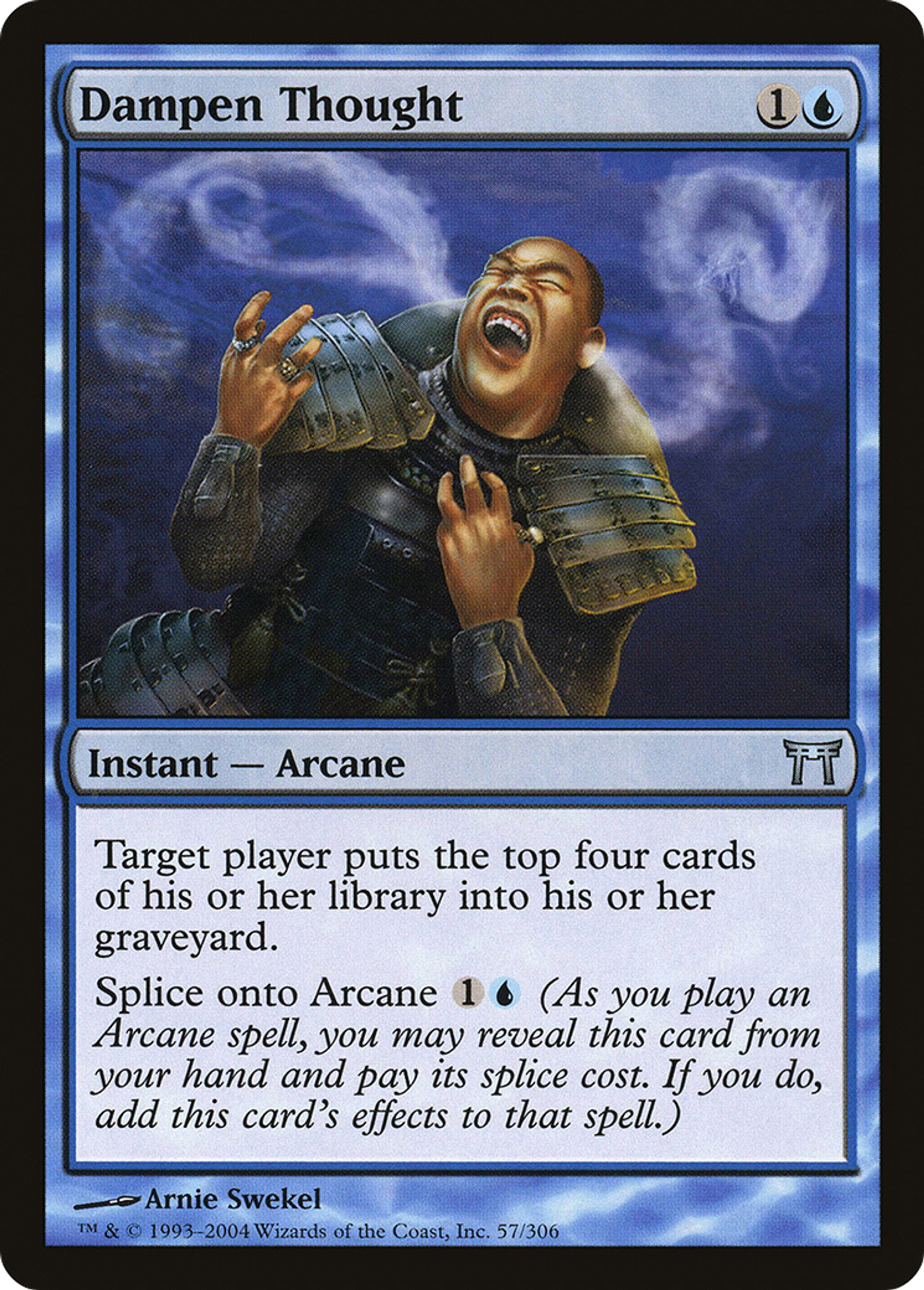 Pensée découragée — Champions of Kamigawa — Magic: The Gathering