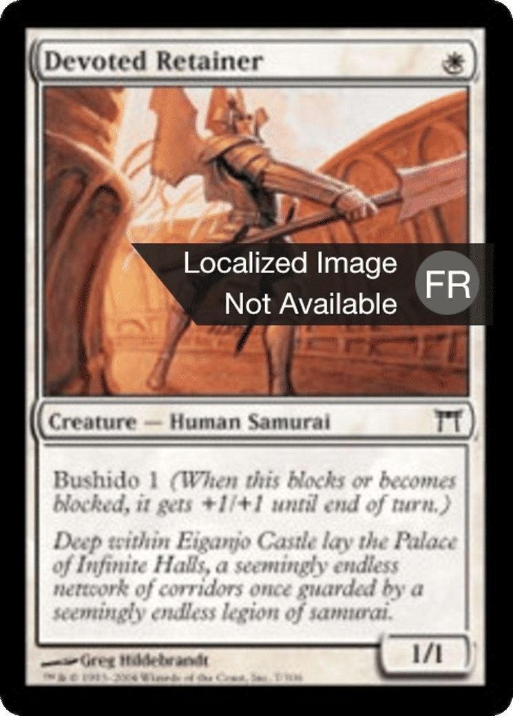 Serviteur dévoué — Champions of Kamigawa — Magic: The Gathering