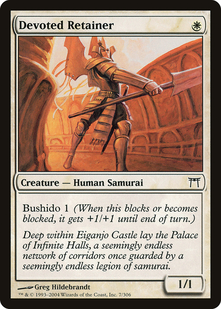 Devoted Retainer — Champions of Kamigawa — Magic: The Gathering