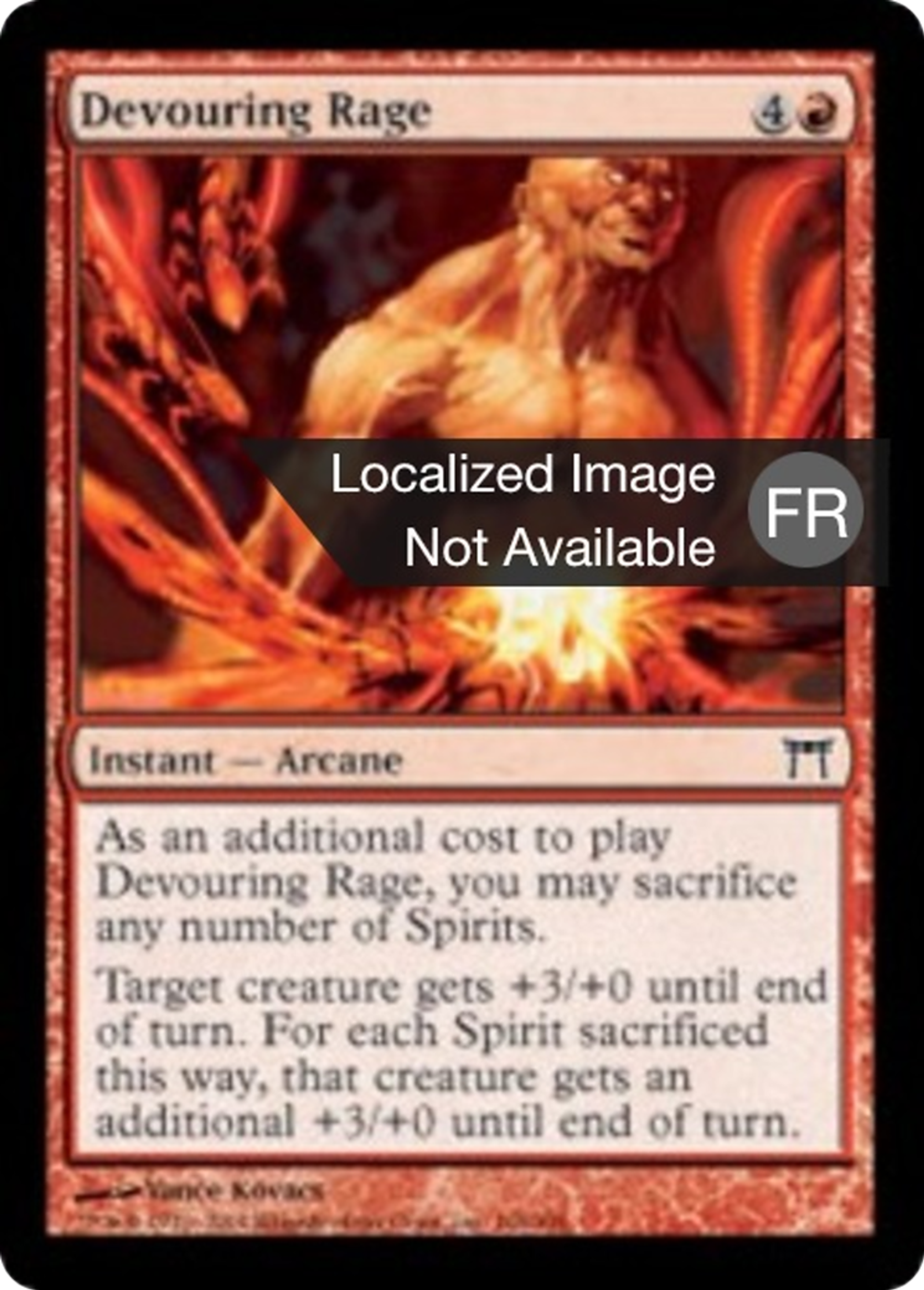 Rage dévorante — Champions of Kamigawa — Magic: The Gathering