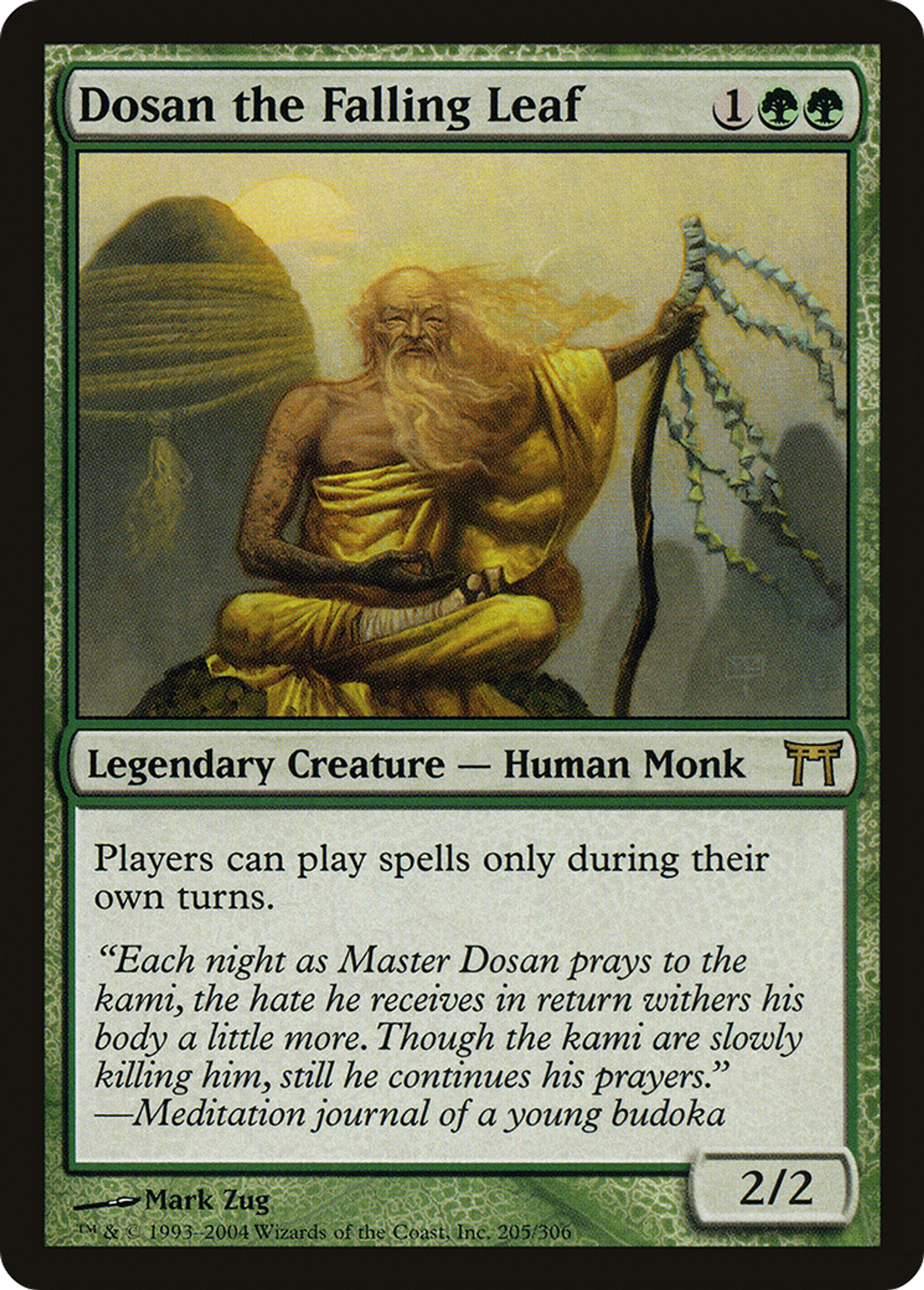 Dosan la feuille tombante — Champions of Kamigawa — Magic: The Gathering