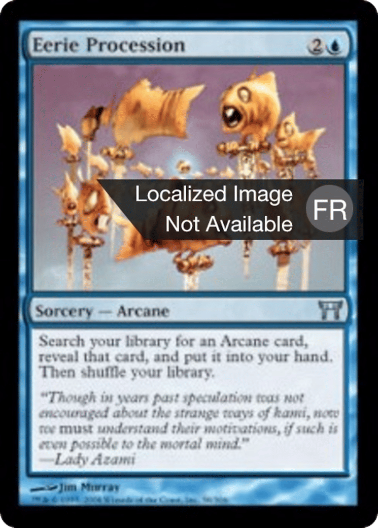 Inquiétante procession — Champions of Kamigawa — Magic: The Gathering