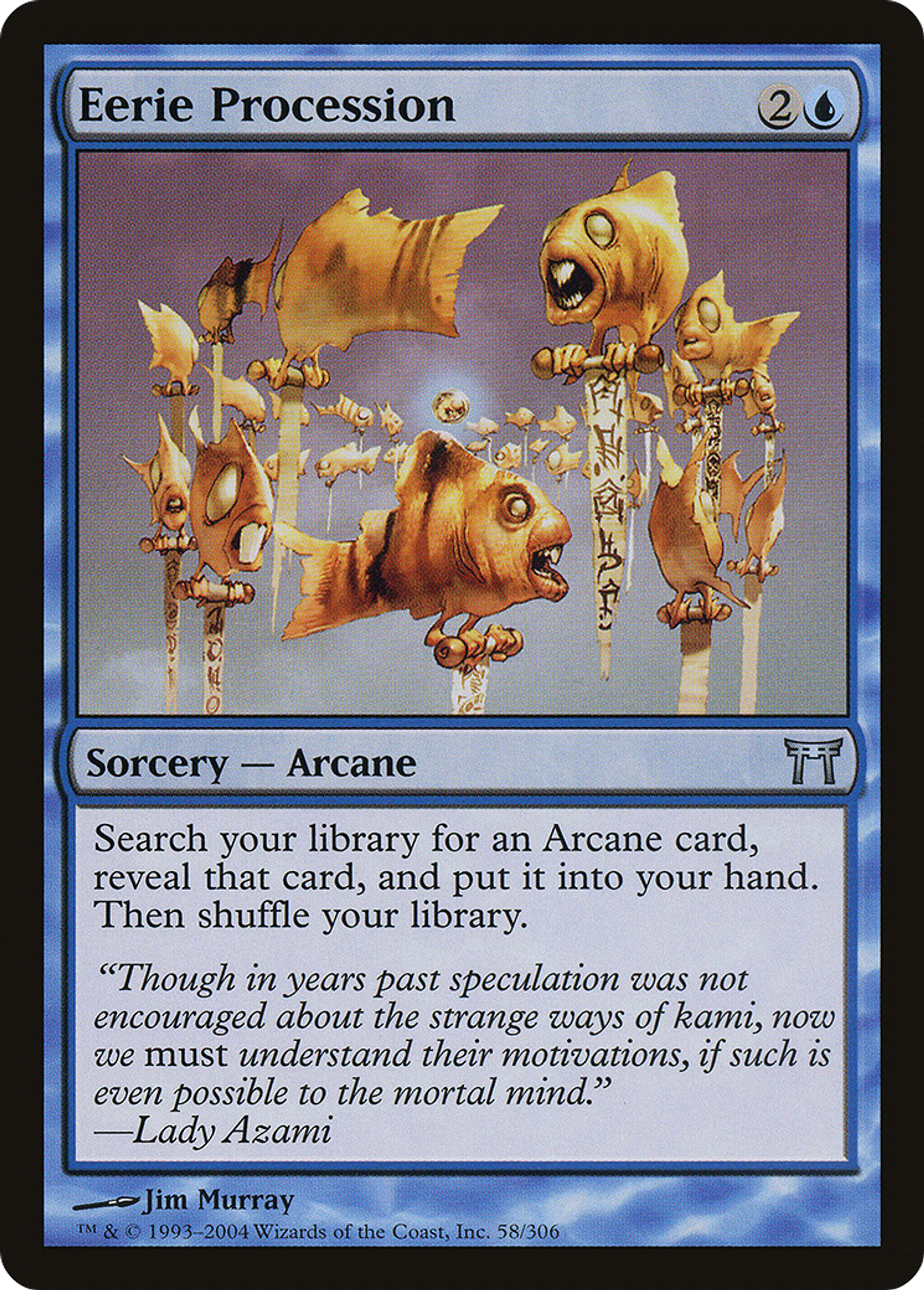 Inquiétante procession — Champions of Kamigawa — Magic: The Gathering