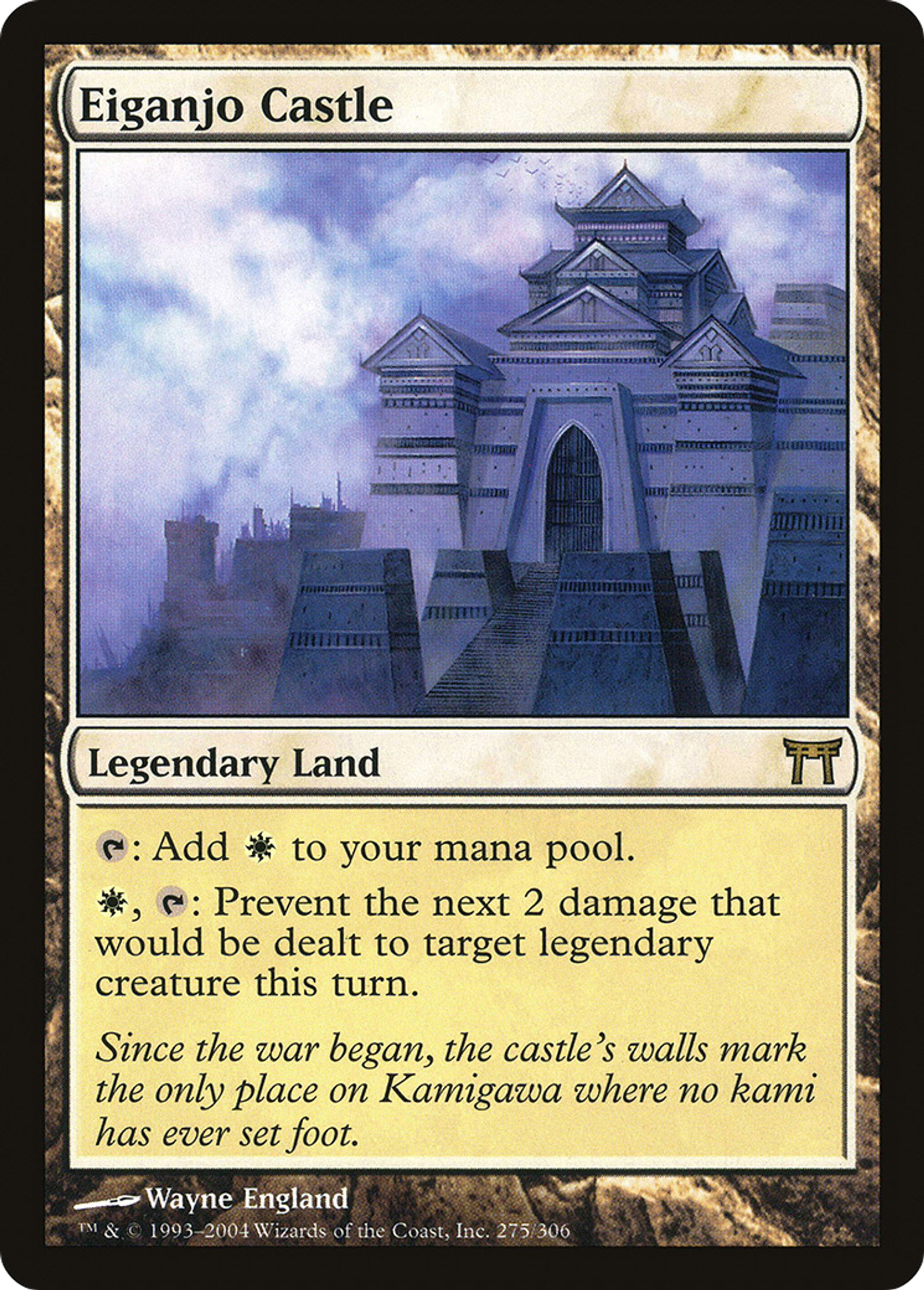Château d'Eiganjo — Champions of Kamigawa — Magic: The Gathering