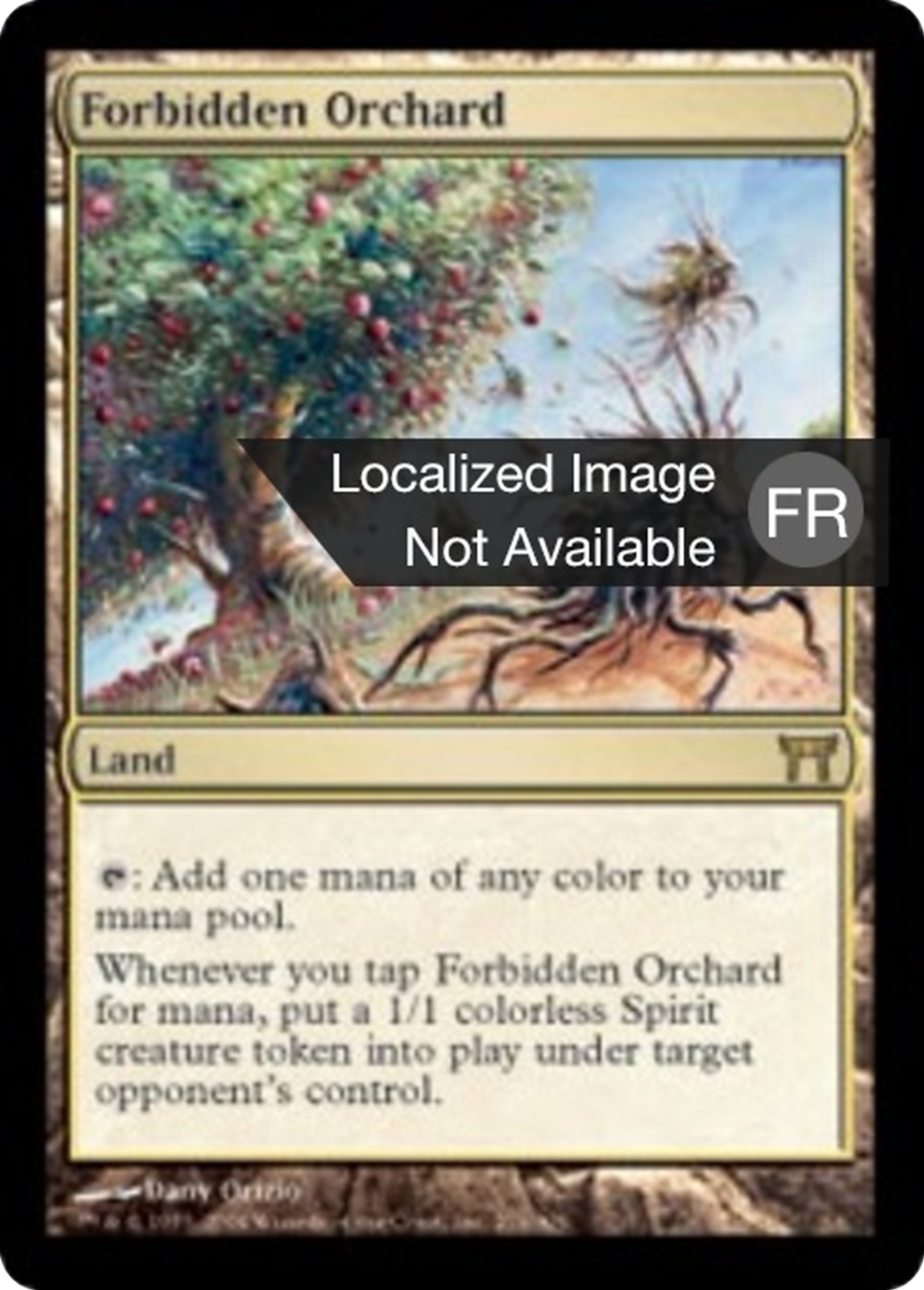 Cerisaie interdite — Champions of Kamigawa — Magic: The Gathering