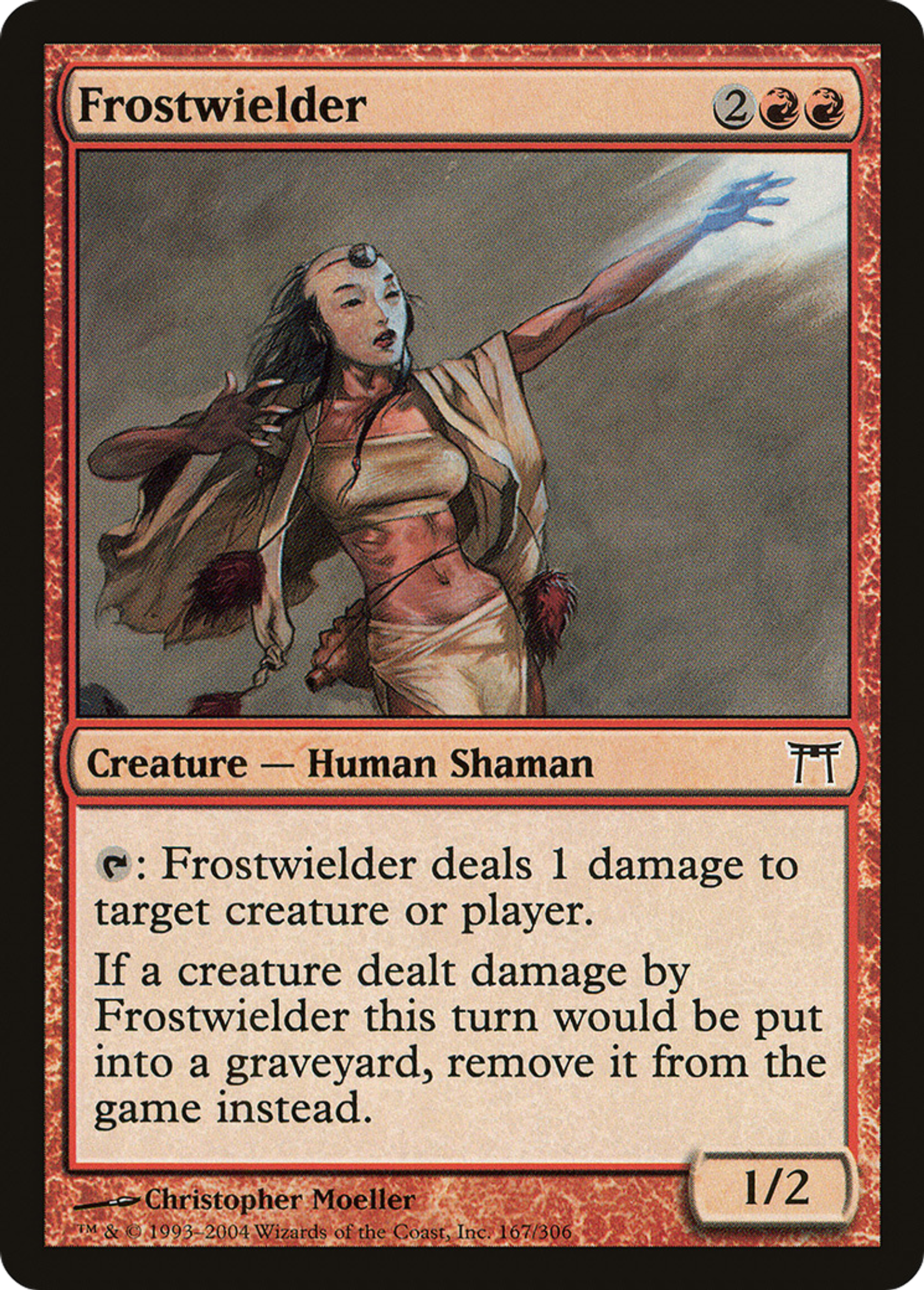 Porteuse de givre — Champions of Kamigawa — Magic: The Gathering
