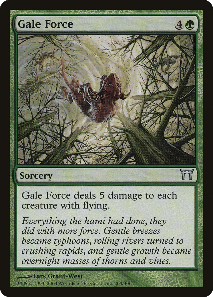 Gale Force — Champions of Kamigawa — Magic: The Gathering
