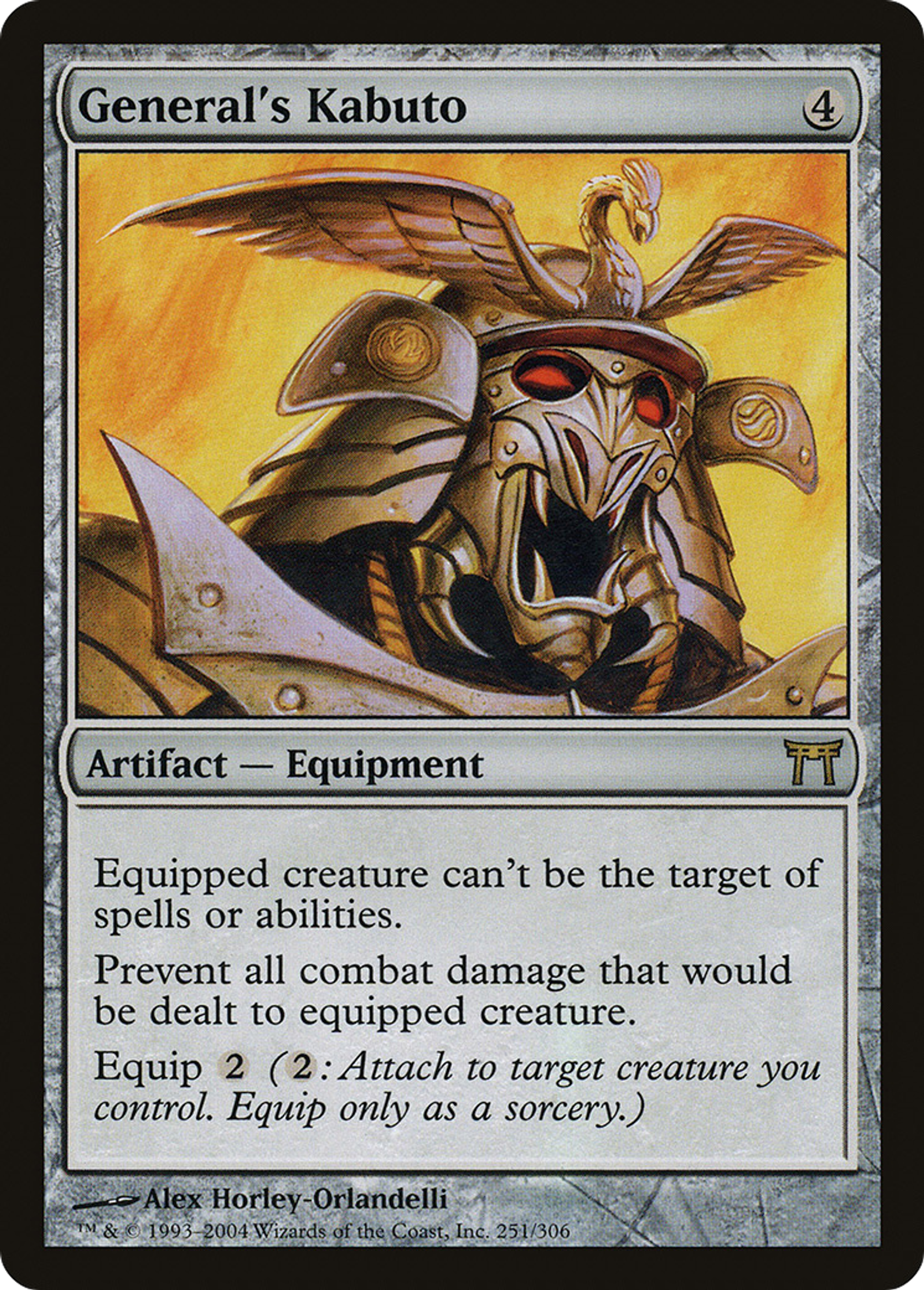Kabuto de général — Champions of Kamigawa — Magic: The Gathering