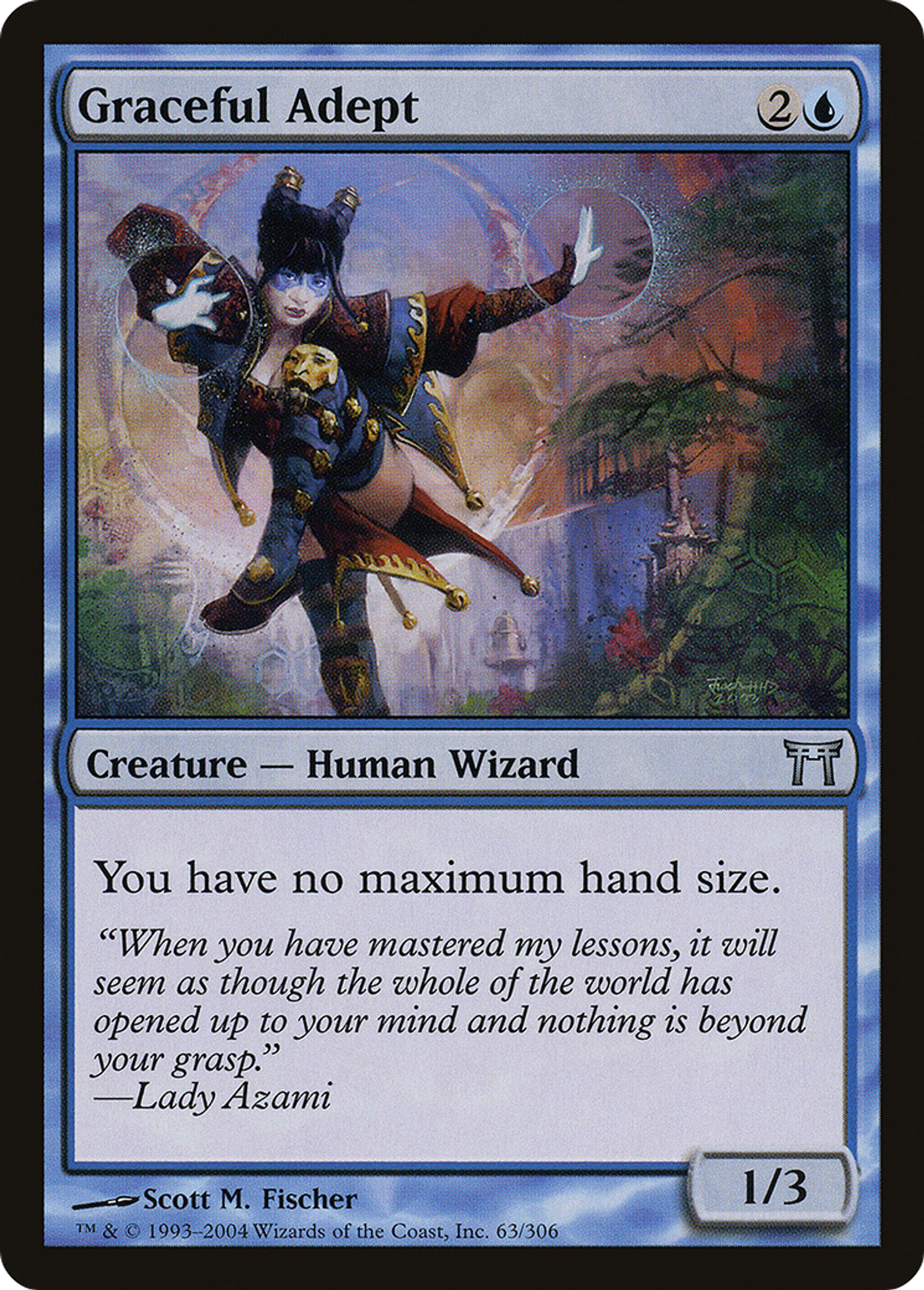 Experte gracieuse — Champions of Kamigawa — Magic: The Gathering