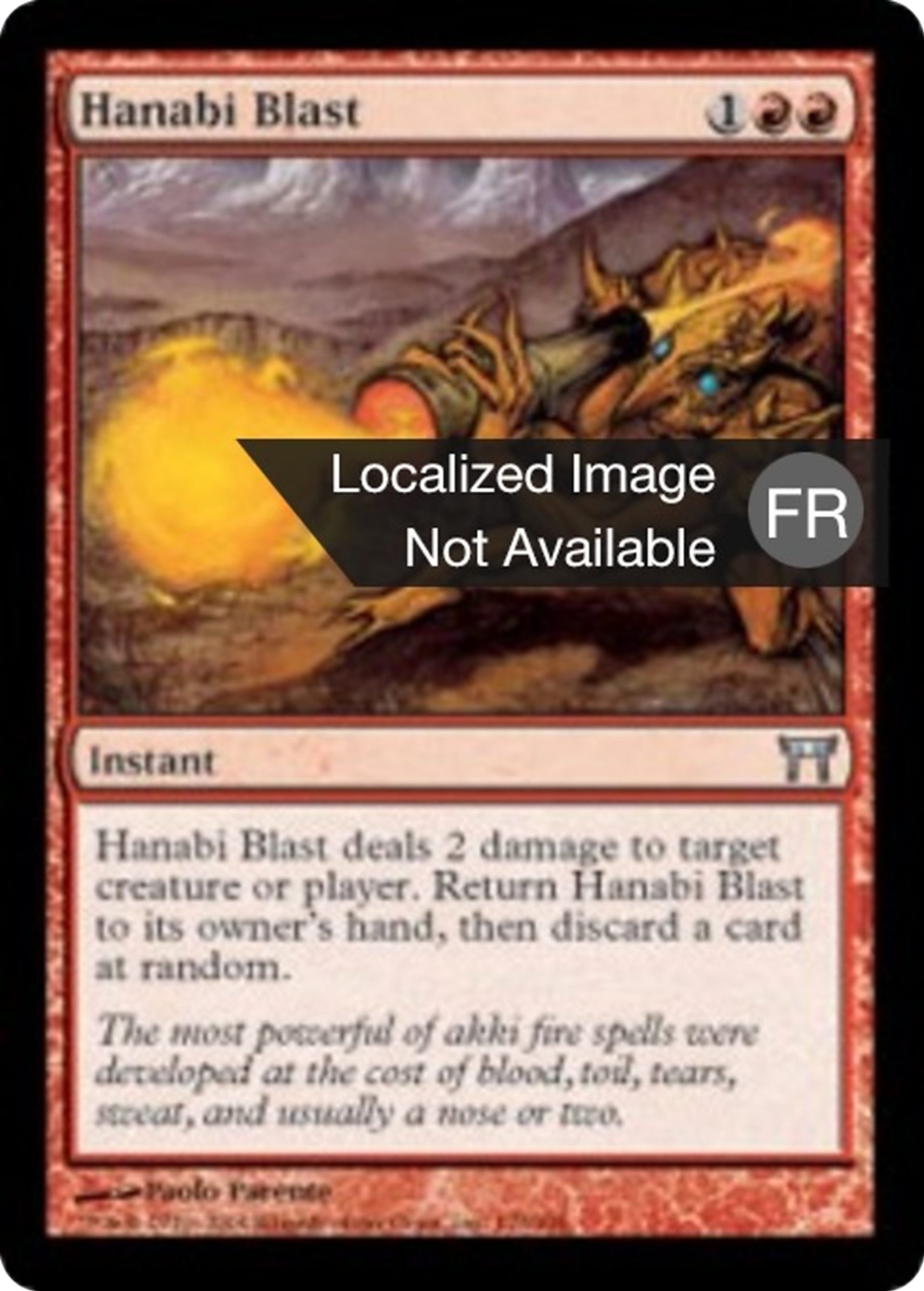 Salve d'hanabi — Champions of Kamigawa — Magic: The Gathering