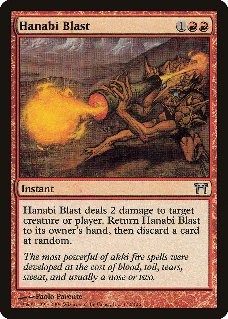 Hanabi Blast — Champions of Kamigawa — Magic: The Gathering