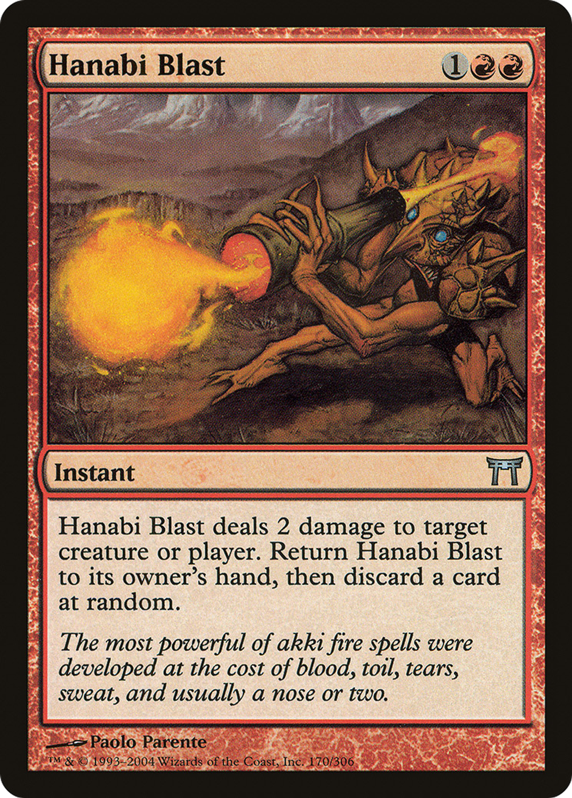 Salve d'hanabi — Champions of Kamigawa — Magic: The Gathering