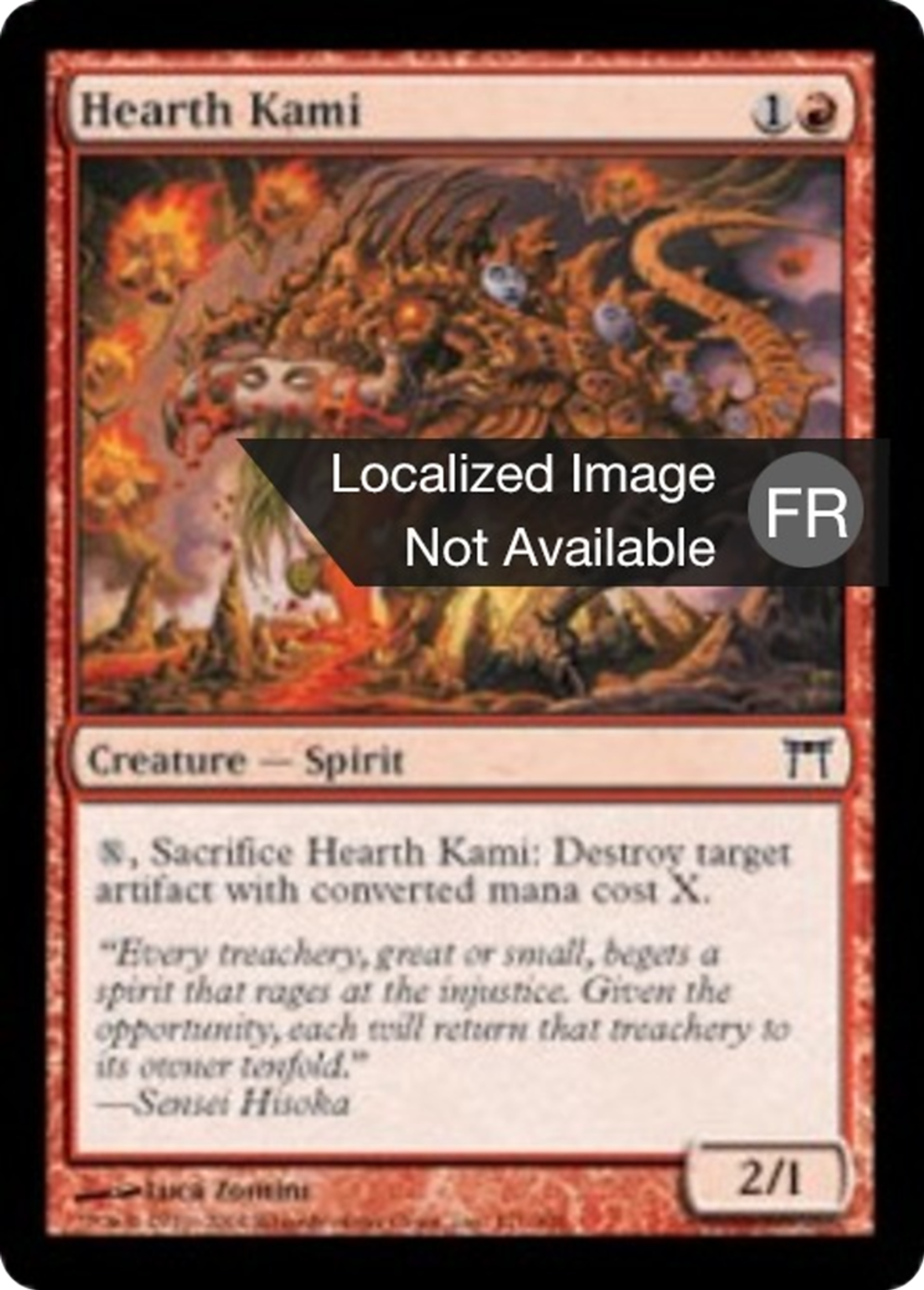Kami de l'âtre — Champions of Kamigawa — Magic: The Gathering