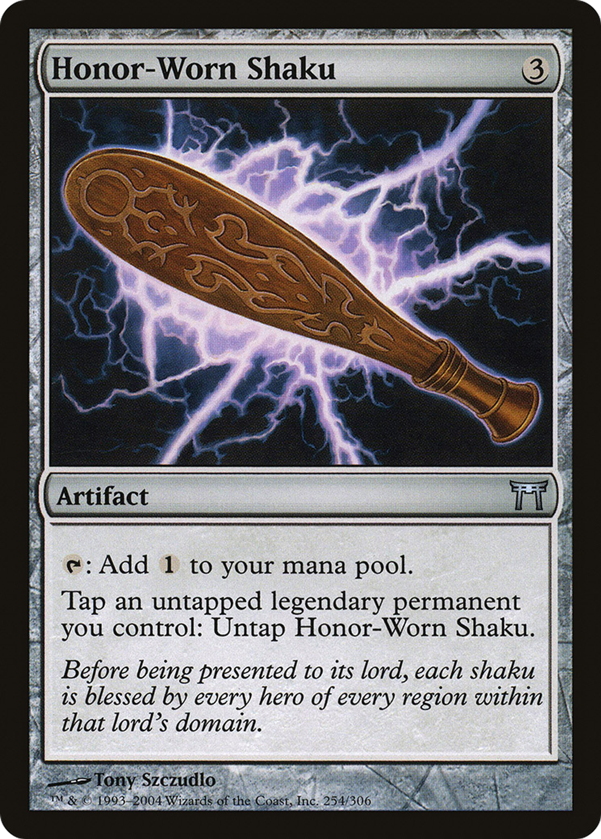 Shaku usé par l'honneur — Champions of Kamigawa — Magic: The Gathering