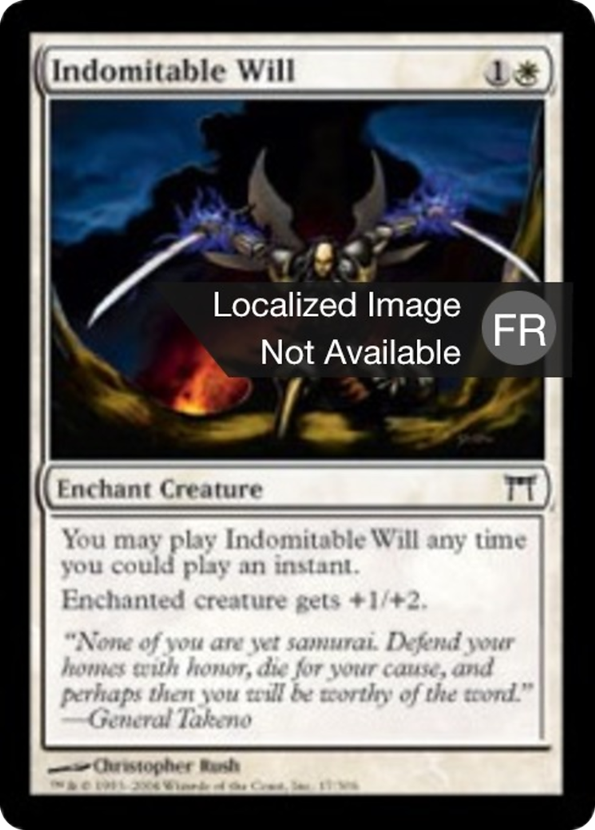 Volonté indomptable — Champions of Kamigawa — Magic: The Gathering