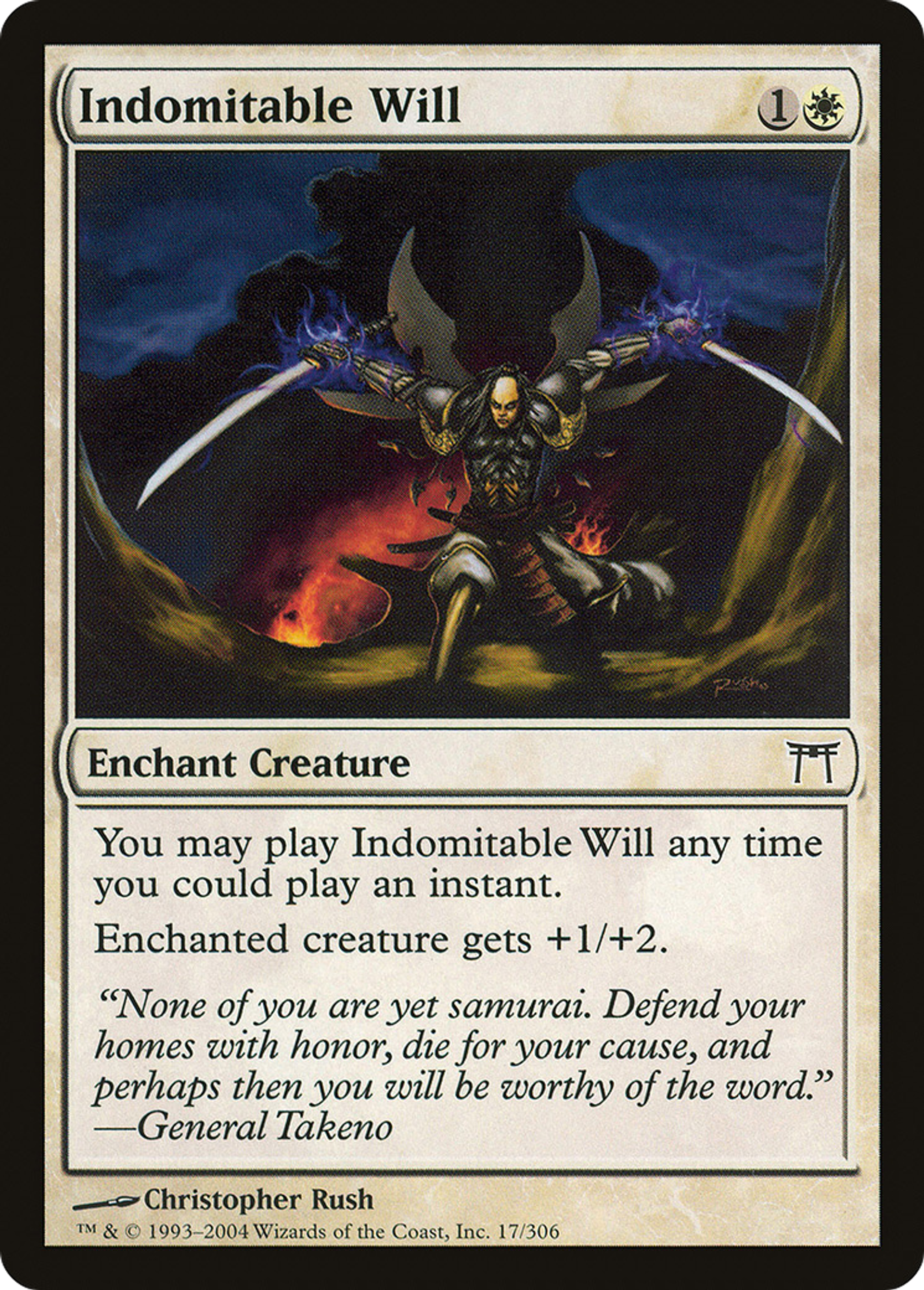 Volonté indomptable — Champions of Kamigawa — Magic: The Gathering