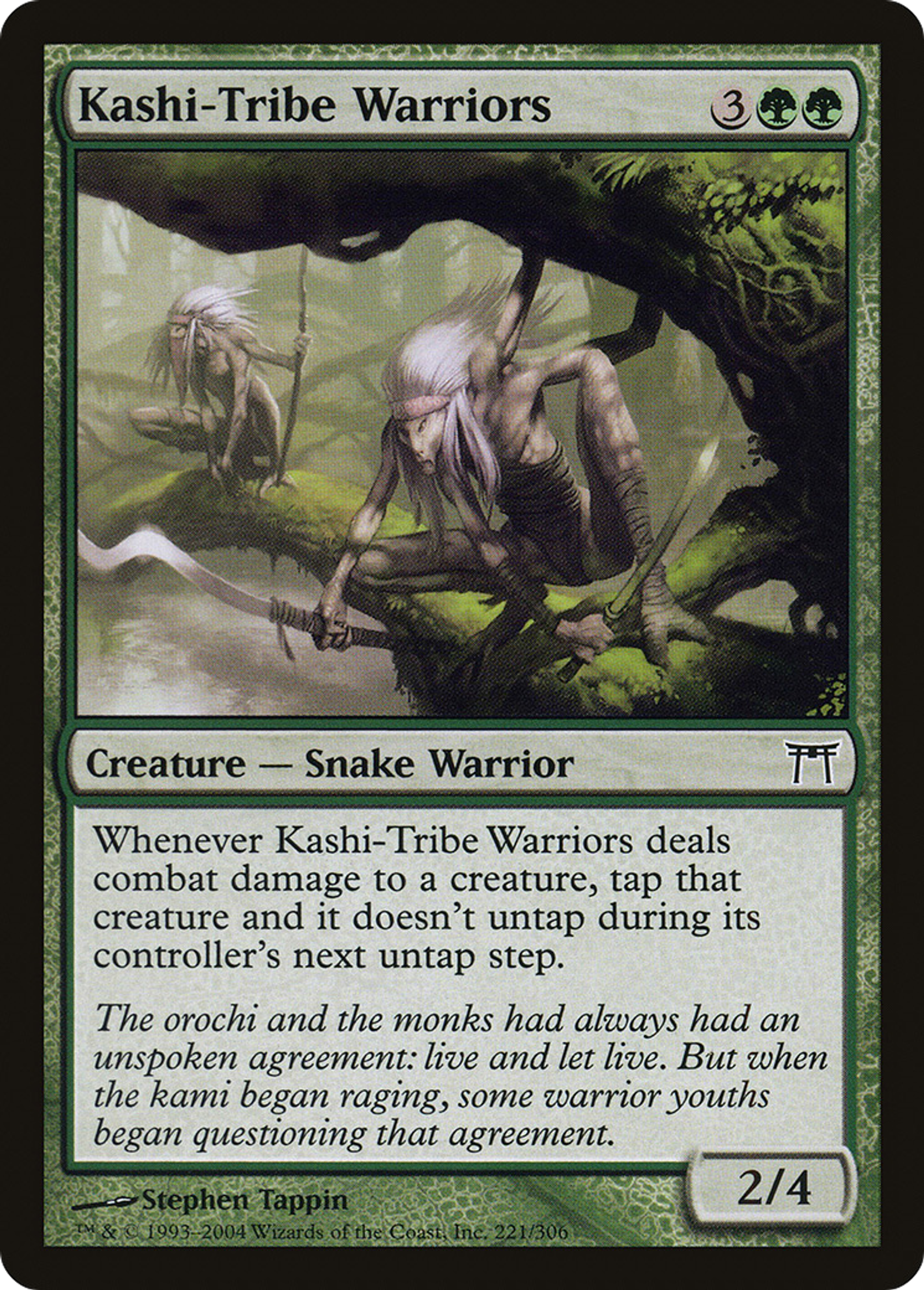 Guerriers de la tribu Kashi — Champions of Kamigawa — Magic: The Gathering