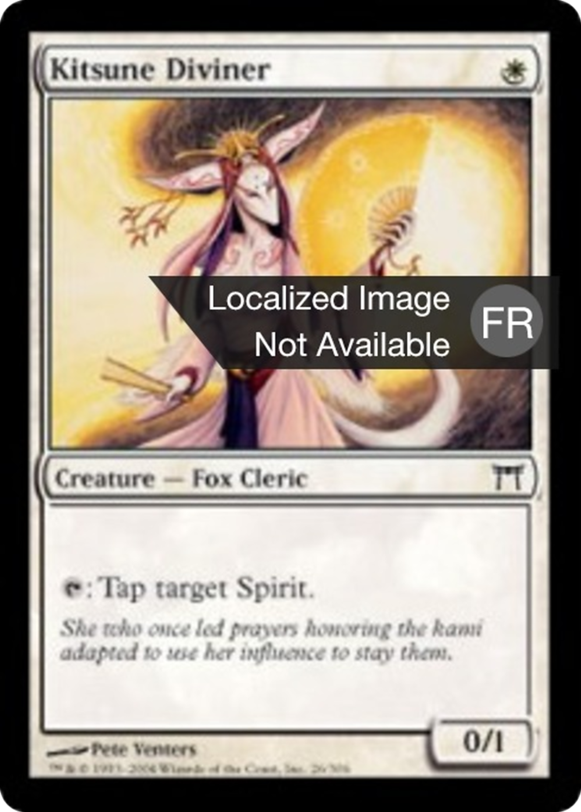 Devineresse kitsune — Champions of Kamigawa — Magic: The Gathering