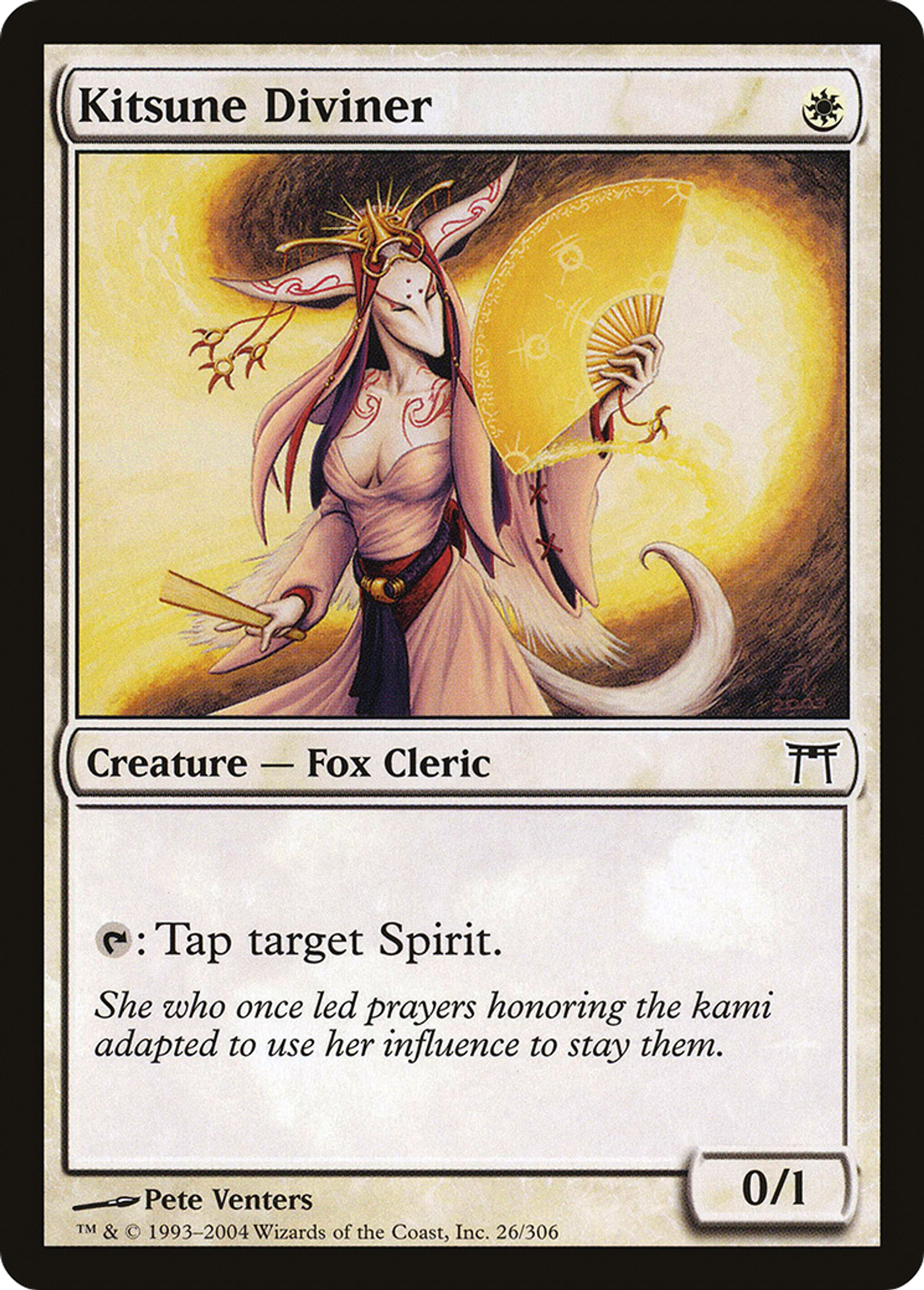 Devineresse kitsune — Champions of Kamigawa — Magic: The Gathering