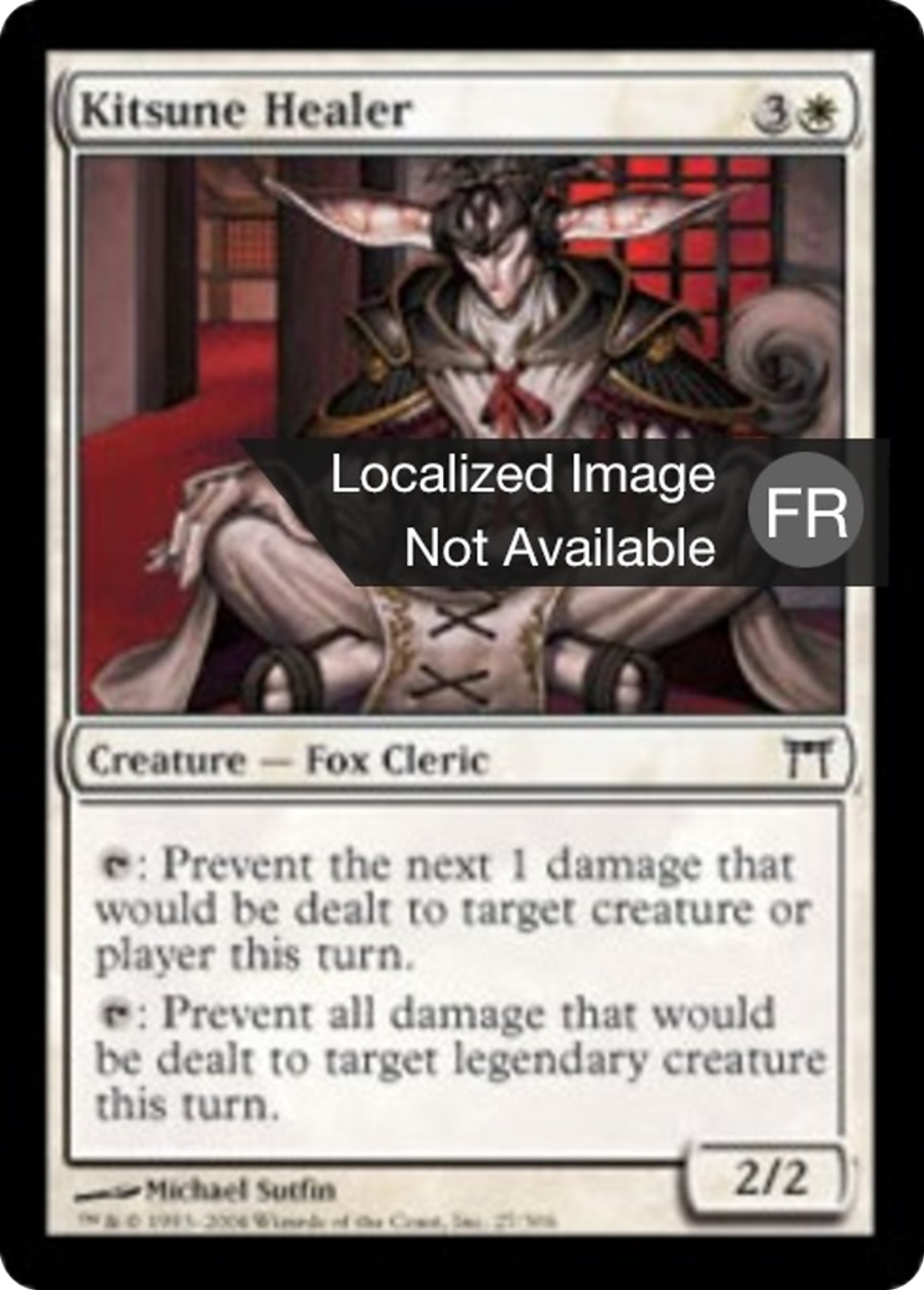 Guérisseur kitsune — Champions of Kamigawa — Magic: The Gathering