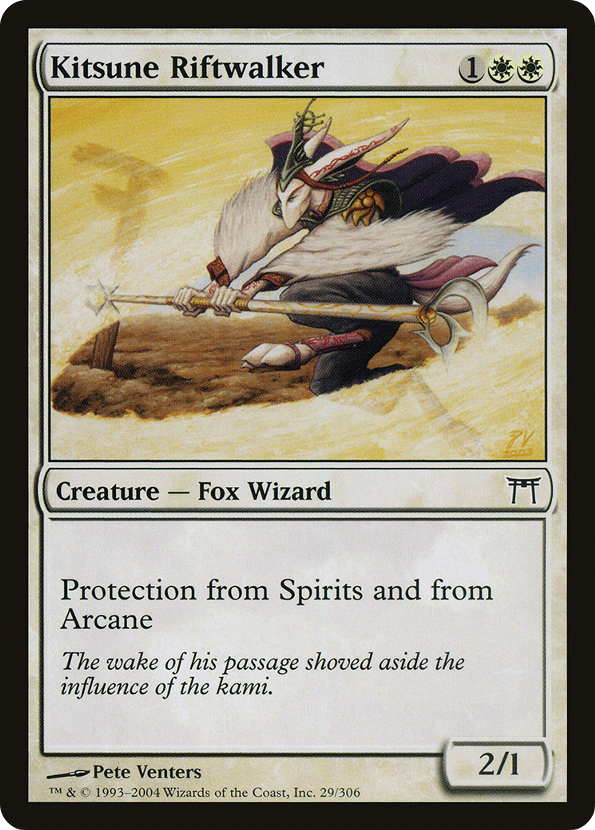 Marcheur des rides kitsune — Champions of Kamigawa — Magic: The Gathering