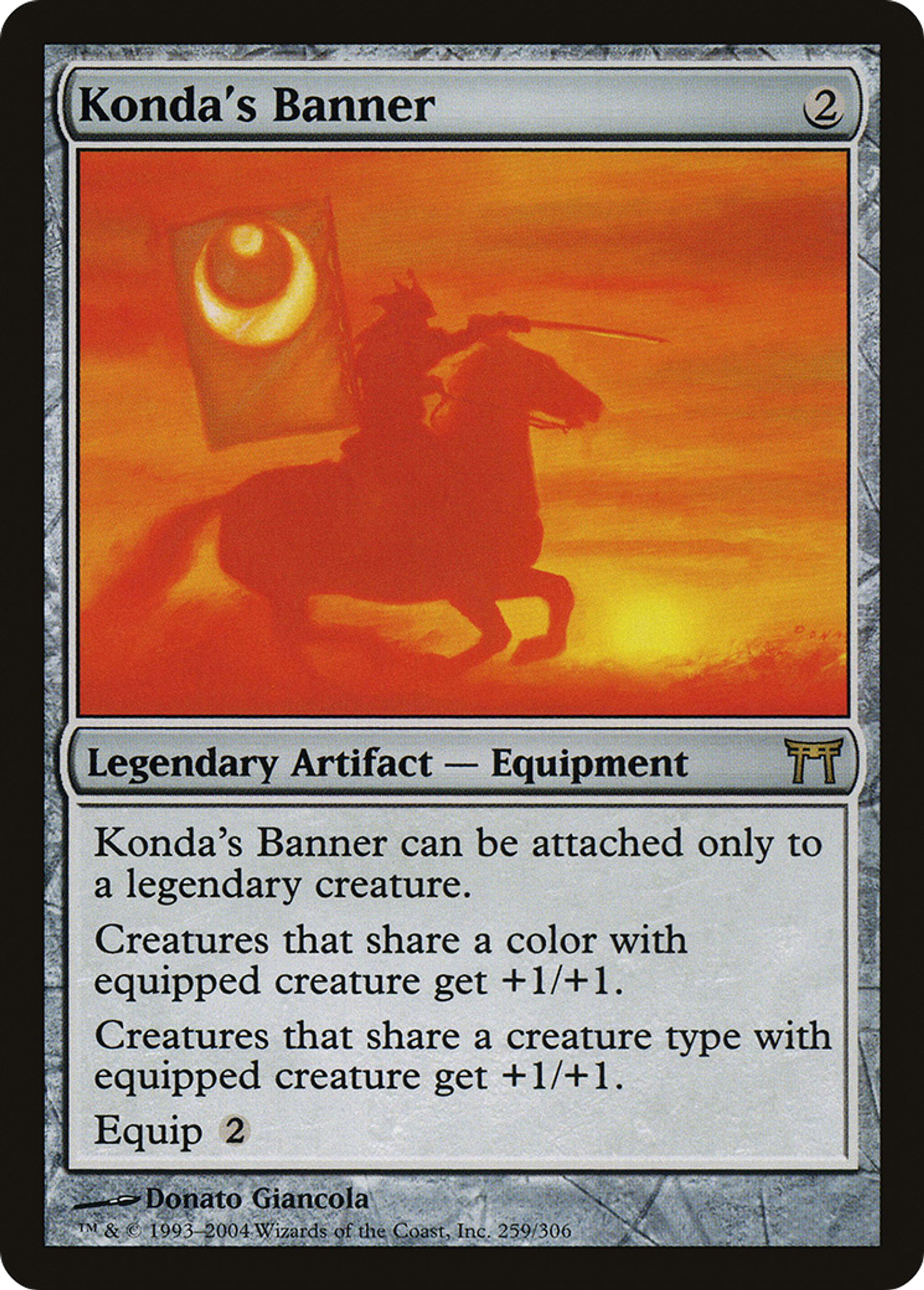 Bannière de Konda — Champions of Kamigawa — Magic: The Gathering