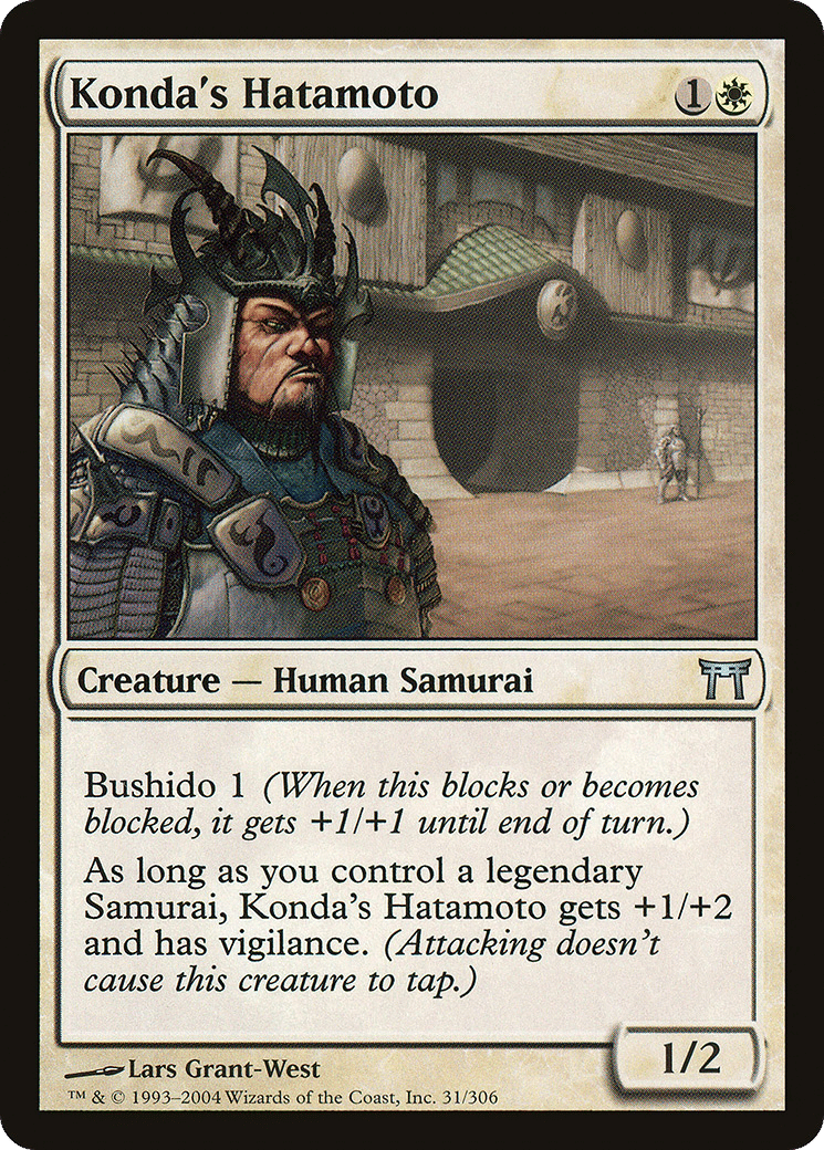 Konda's Hatamoto — Champions of Kamigawa — Magic: The Gathering