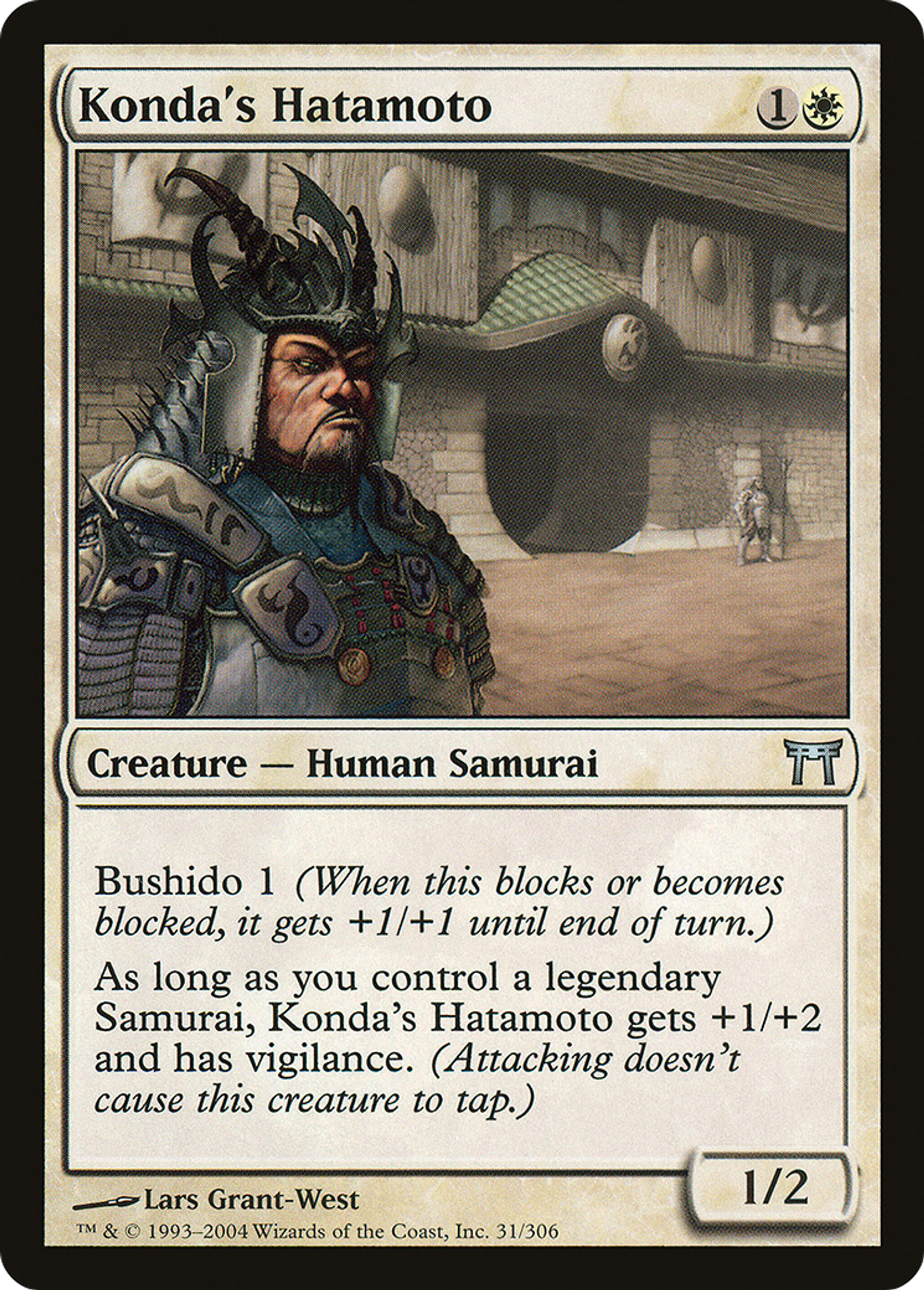 Hatamoto de Konda — Champions of Kamigawa — Magic: The Gathering