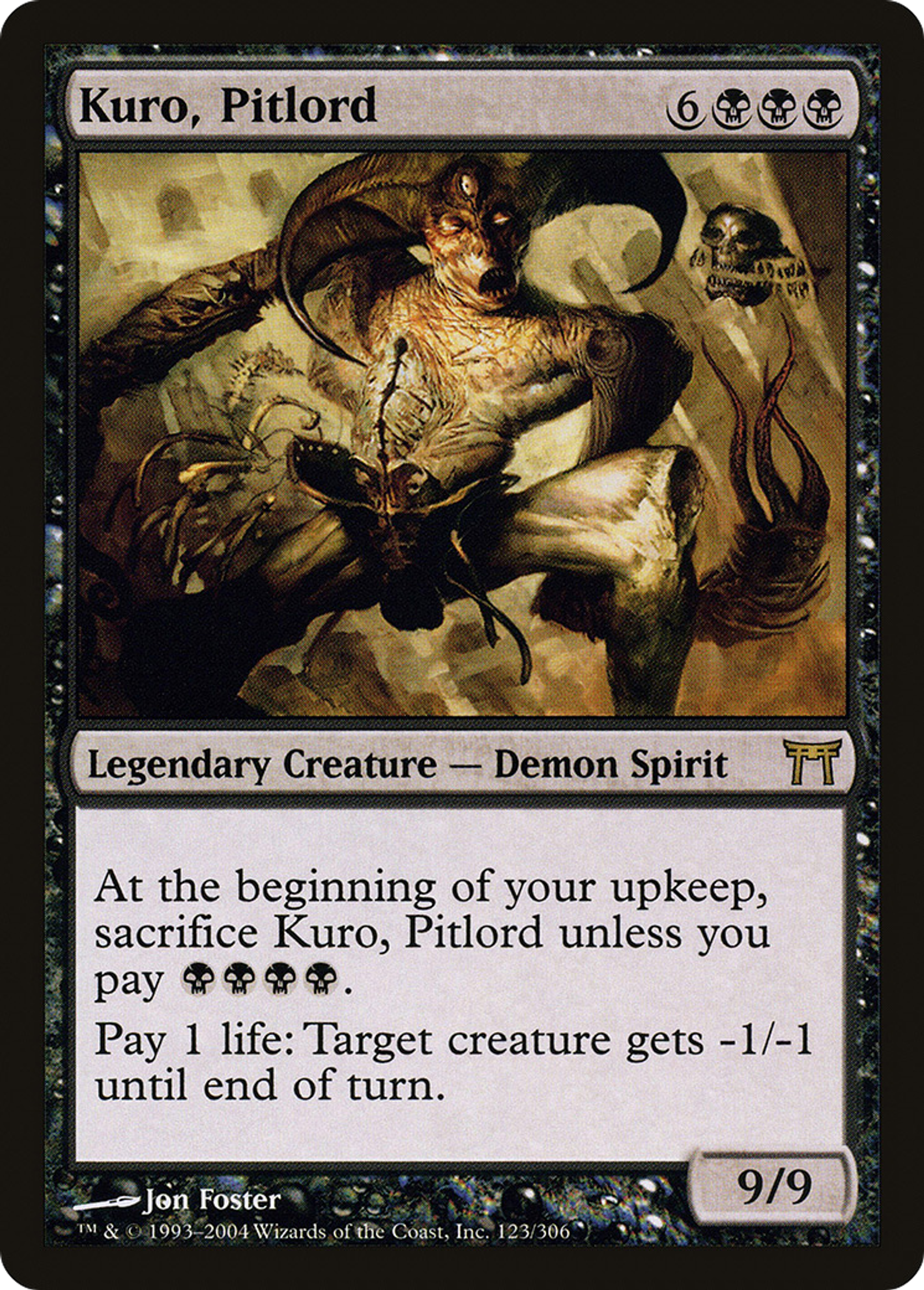Kuro, seigneur des fosses — Champions of Kamigawa — Magic: The Gathering