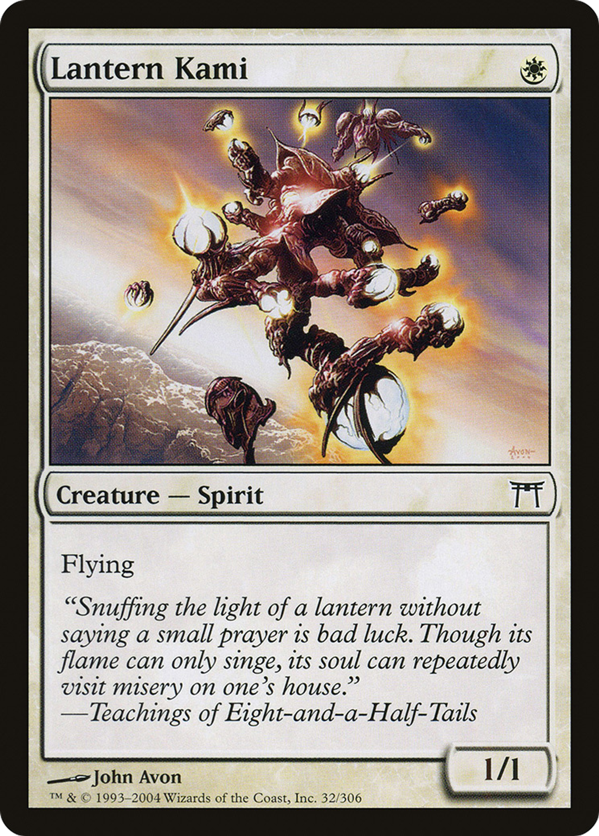 Kami de lanterne — Champions of Kamigawa — Magic: The Gathering