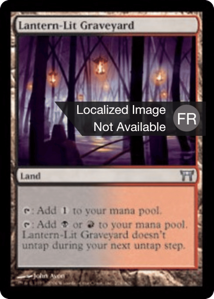 Cimetière aux lanternes — Champions of Kamigawa — Magic: The Gathering
