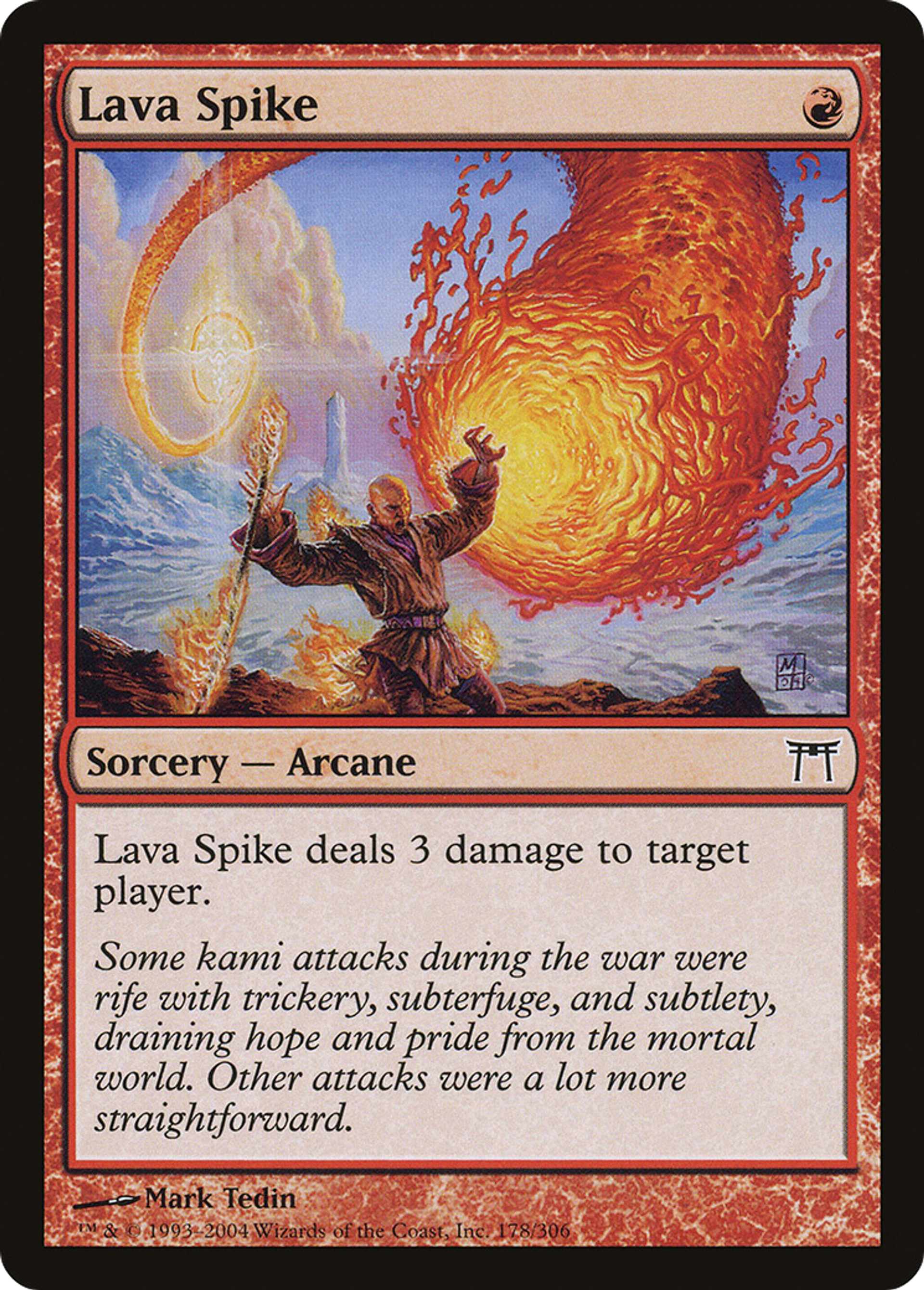 Pointe de lave — Champions of Kamigawa — Magic: The Gathering
